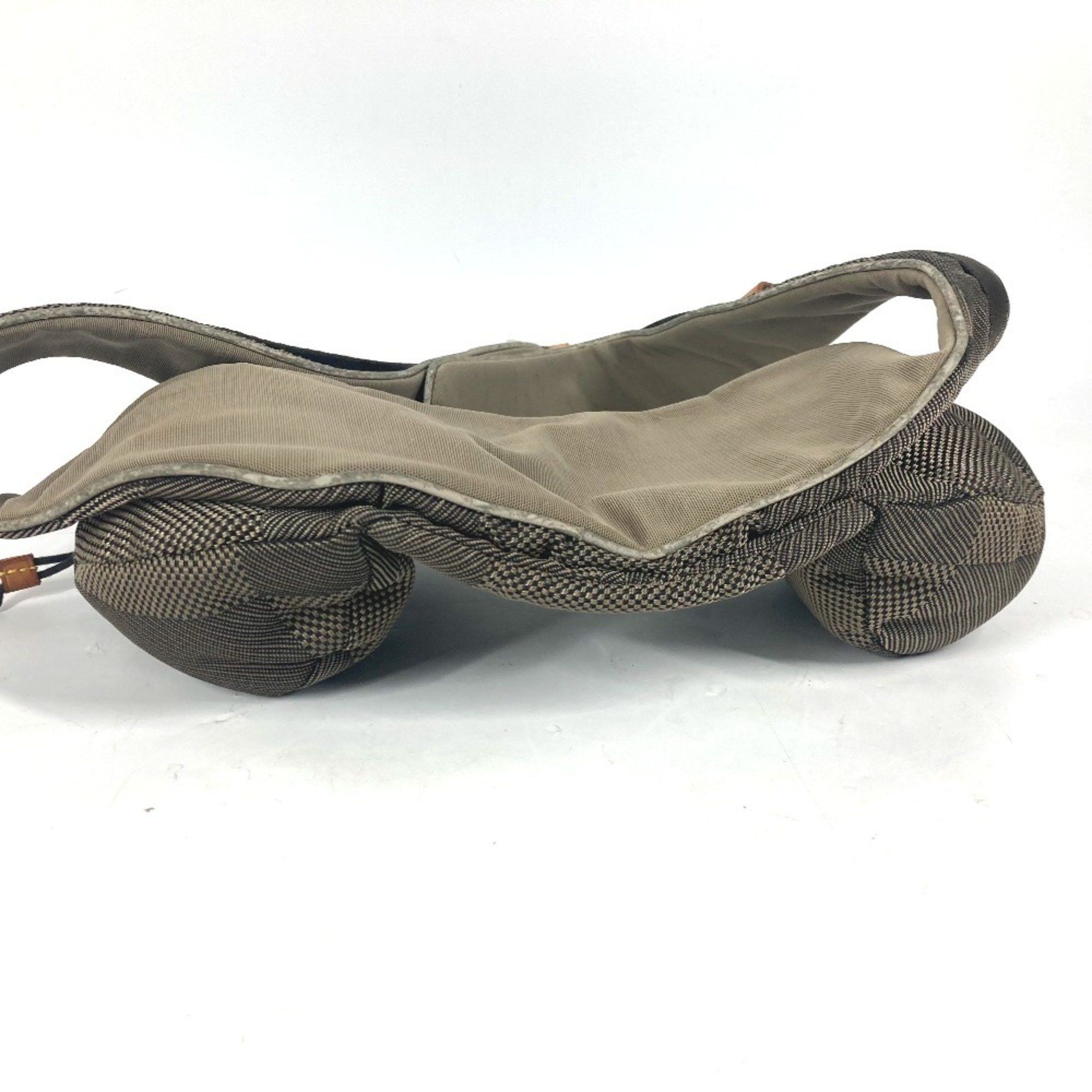 Louis Vuitton LOUIS VUITTON M93211 Damier Geant Santur Jogging Belt Bag with 2 Water Bottles Body Canvas Men's Beige Size ONE SIZE - 11 Thumbnail