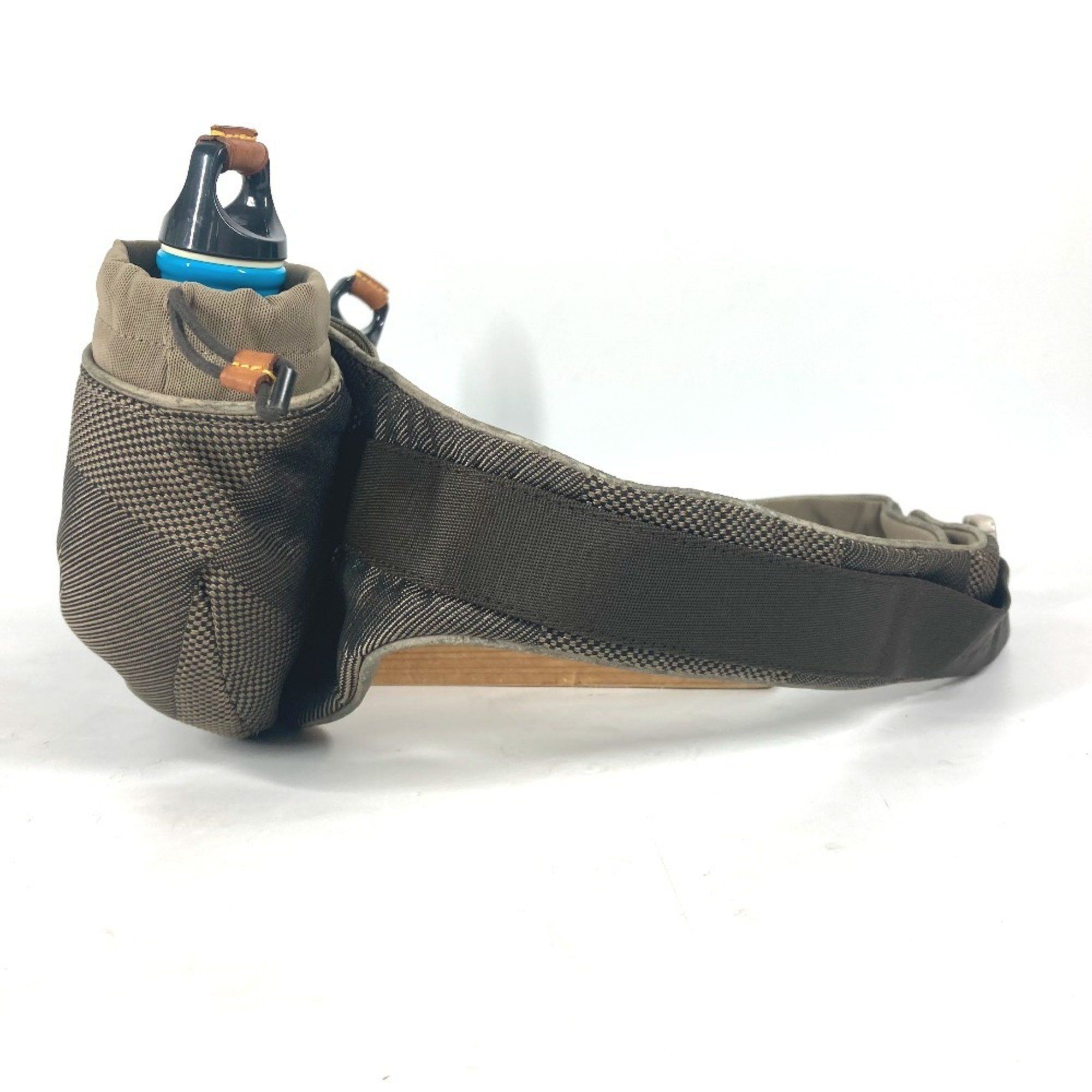 Louis Vuitton LOUIS VUITTON M93211 Damier Geant Santur Jogging Belt Bag with 2 Water Bottles Body Canvas Men's Beige Size ONE SIZE - 2 Thumbnail