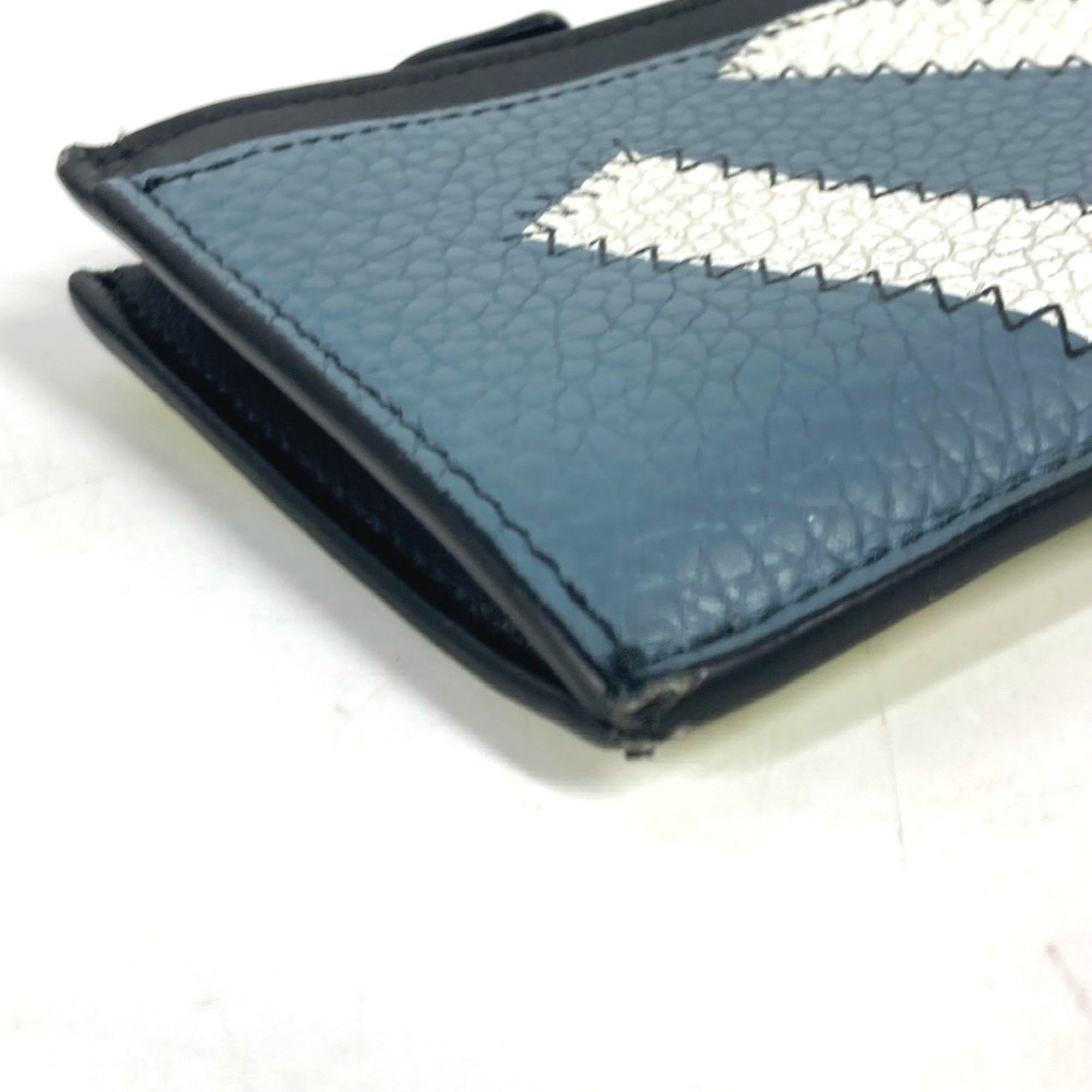 Louis Vuitton LOUIS VUITTON M81314 Coin Card Holder Wallet Fragment Case Purse Wallet/Coin Leather Men's Blue Size ONE SIZE - 5 Thumbnail