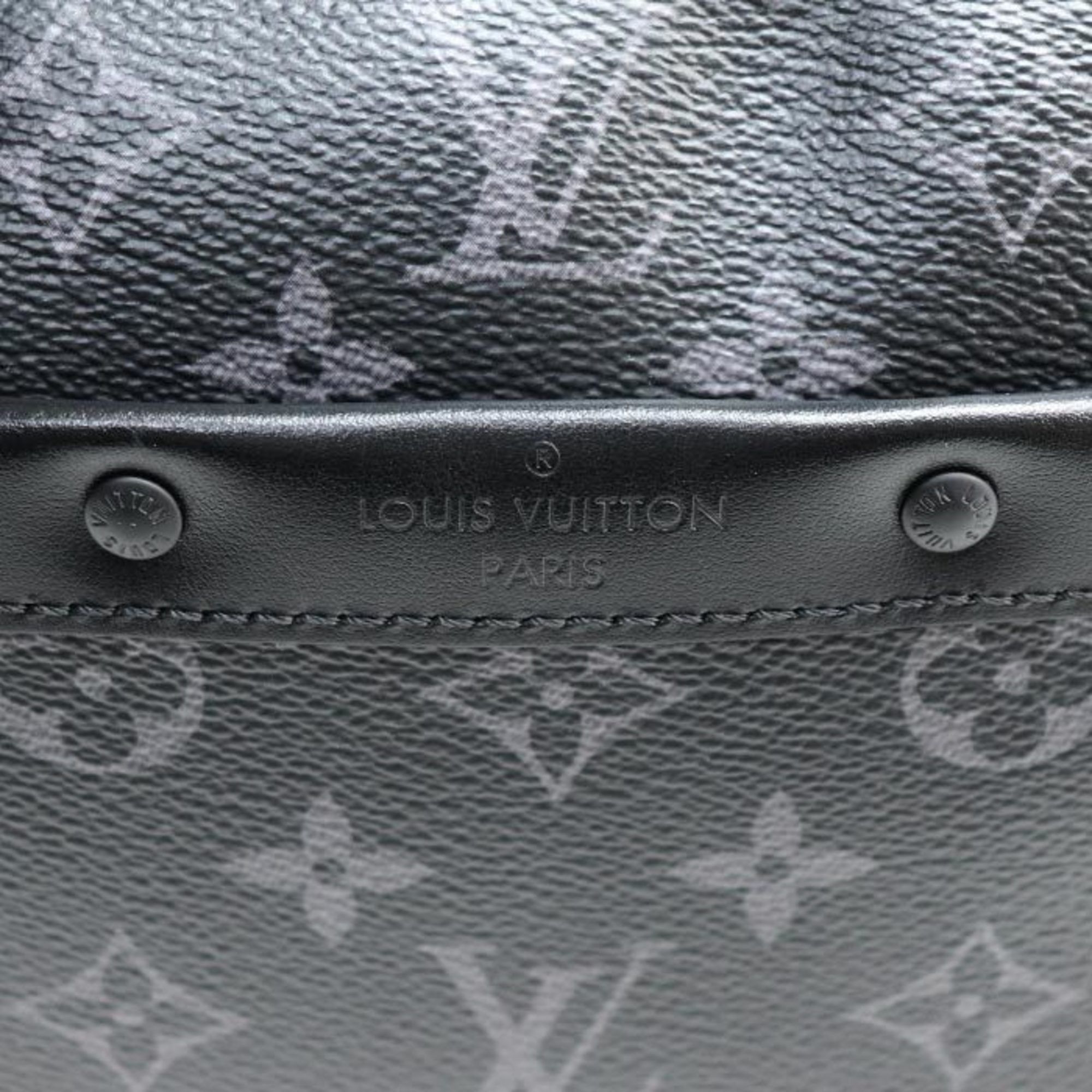 Louis Vuitton Louis Vuitton Alpha Shoulder Bag Monogram Eclipse Black M46955 IC Chip Men's Size ONE SIZE - 7 Thumbnail