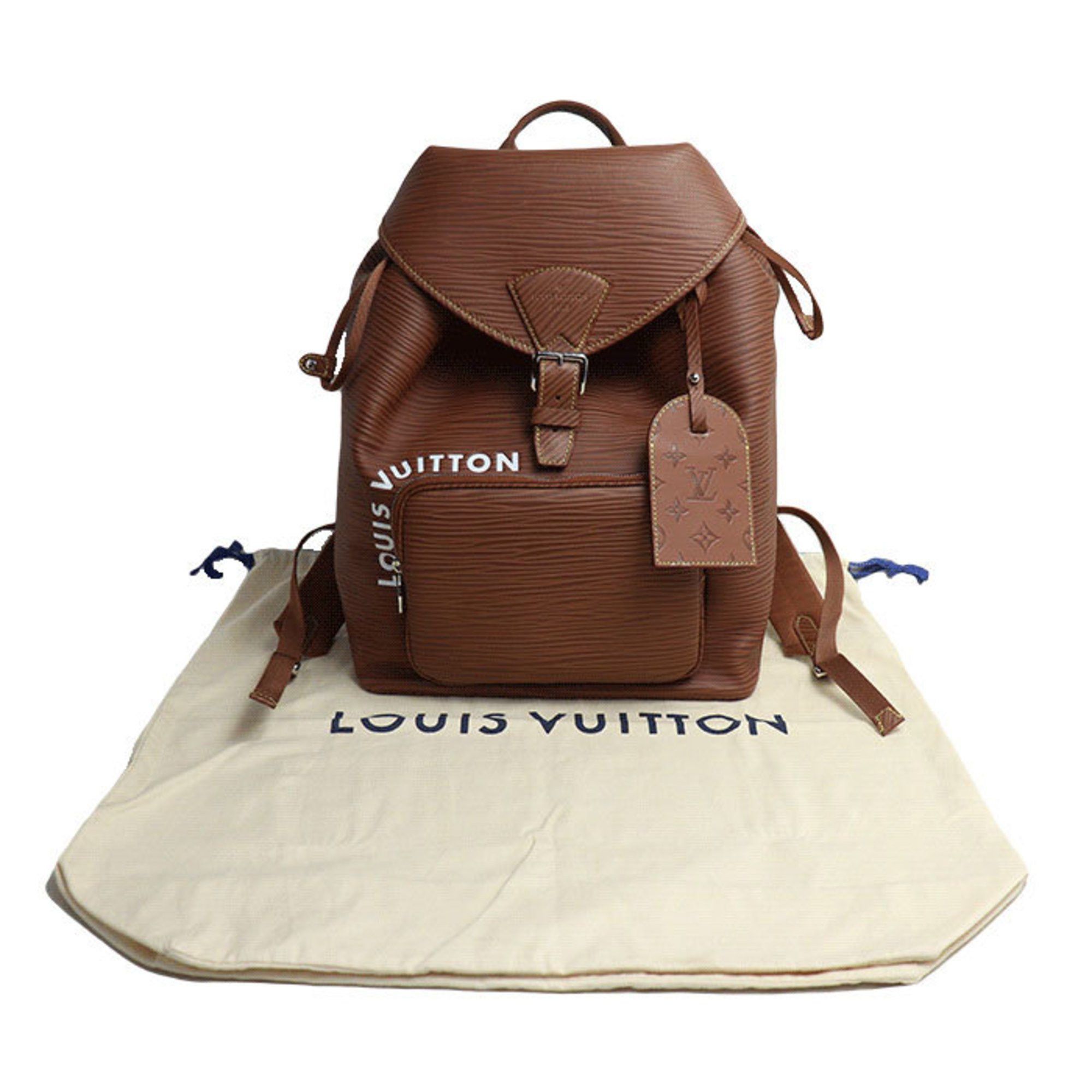 Louis Vuitton LOUIS VUITTON 23AW Montsouris Backpack XL Rucksack/Daypack Brown M23099 Men's Size ONE SIZE - 7 Thumbnail