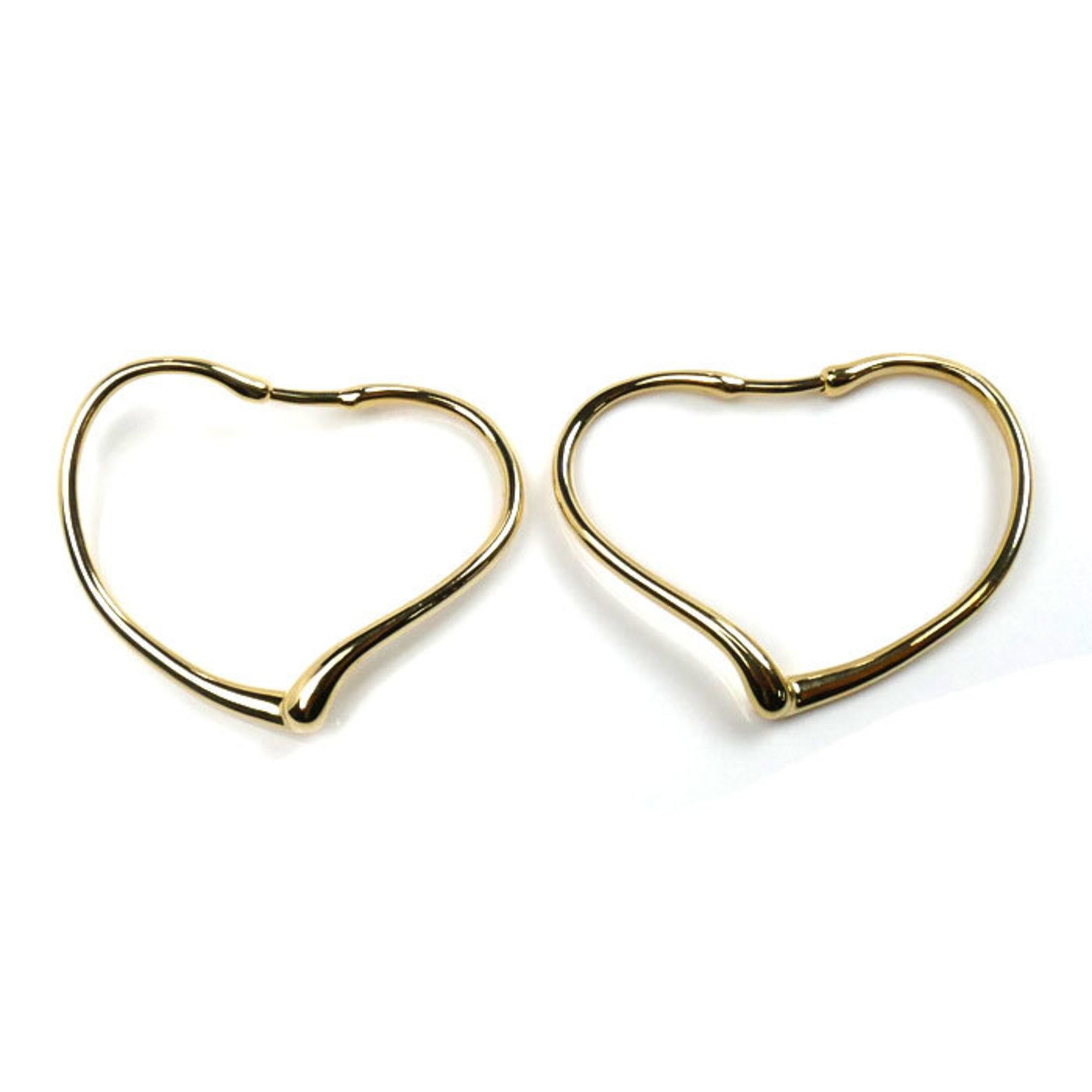 Tiffany & Co. TIFFANY&Co. Tiffany K18YG Yellow Gold Heart Earrings 8.6g for Women Size ONE SIZE - 2 Thumbnail