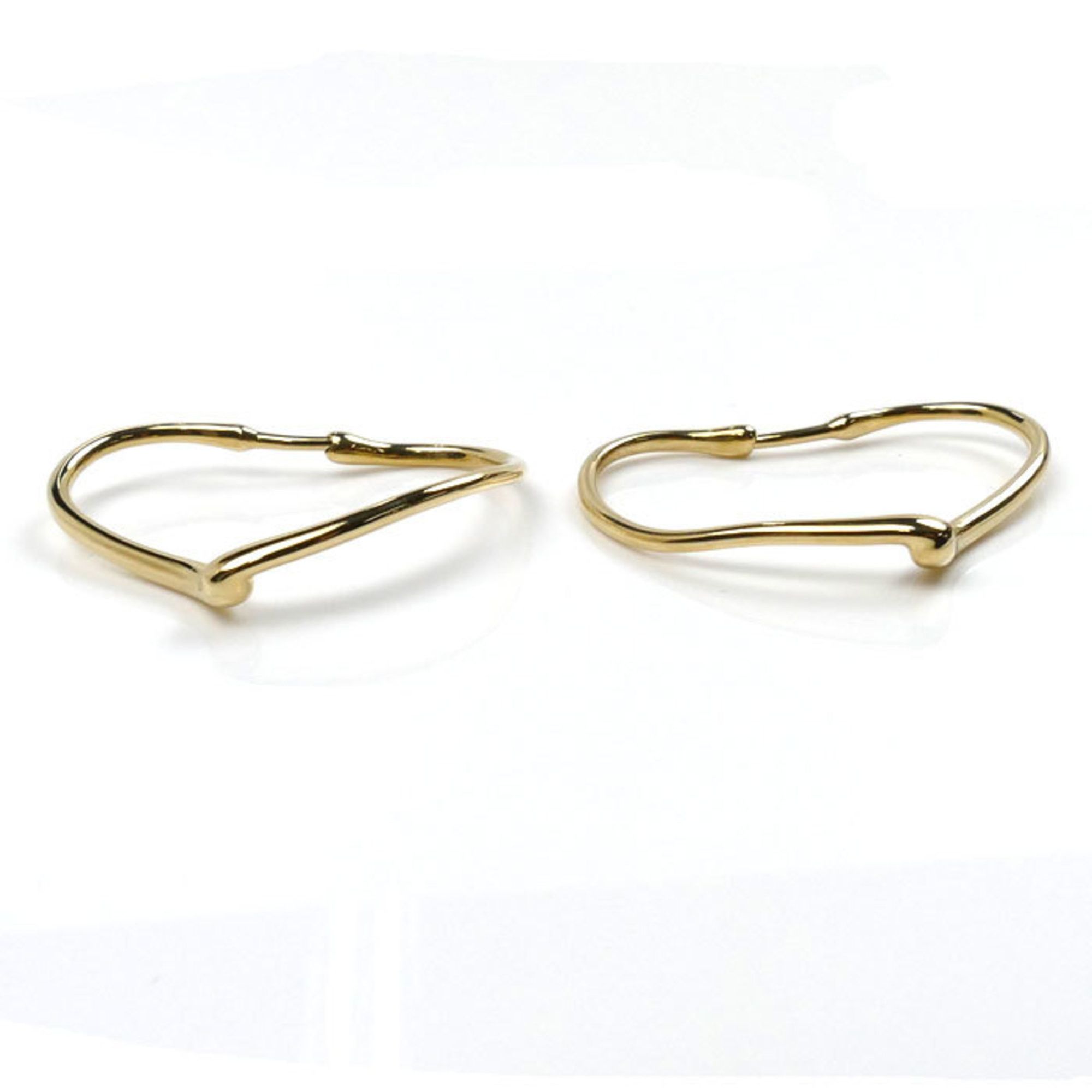 Tiffany & Co. TIFFANY&Co. Tiffany K18YG Yellow Gold Heart Earrings 8.6g for Women Size ONE SIZE - 3 Thumbnail