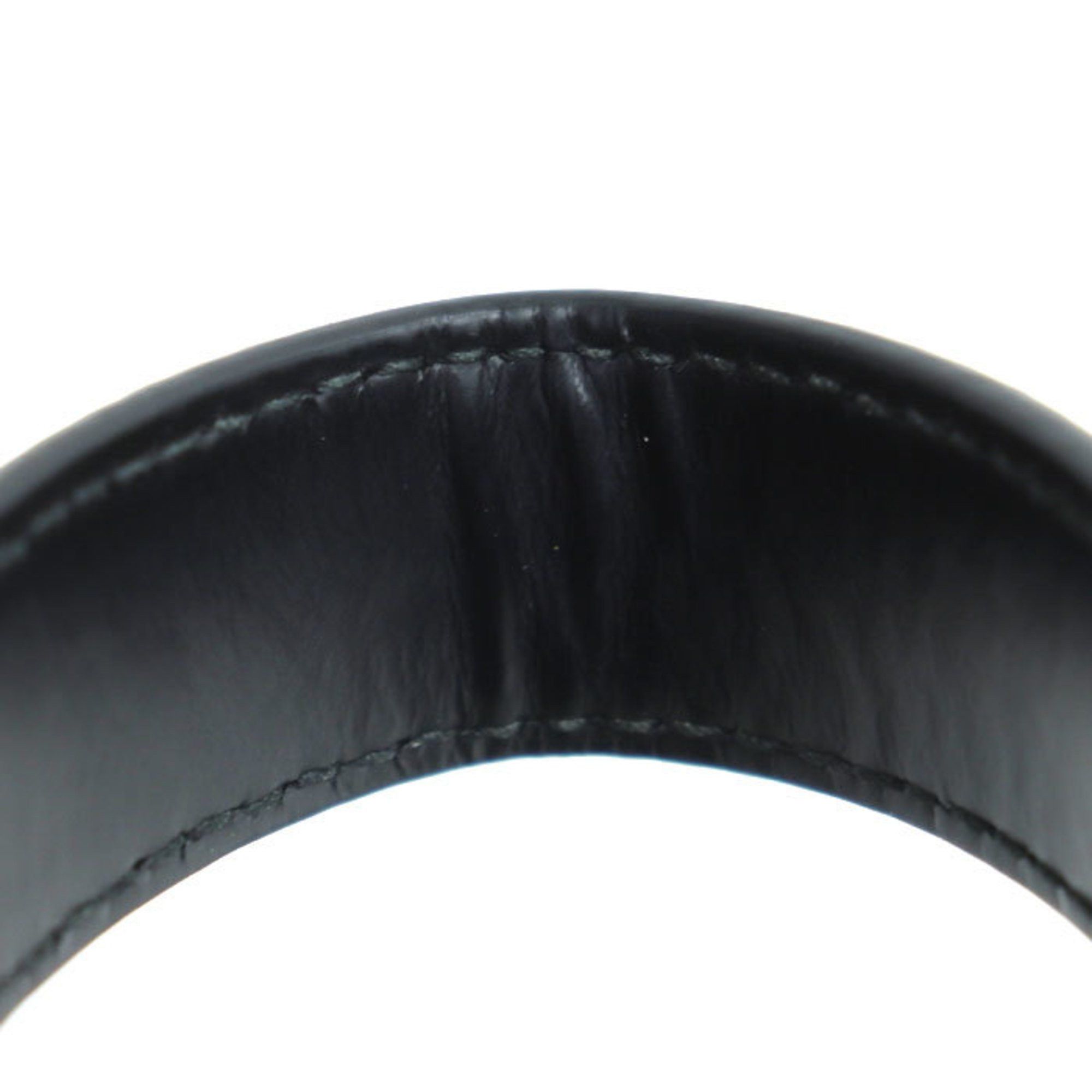 Salvatore Ferragamo Salvatore Ferragamo Gancini Monogram Pouch Clutch Bag Black FZ-24 1206 Men's Size ONE SIZE - 4 Thumbnail