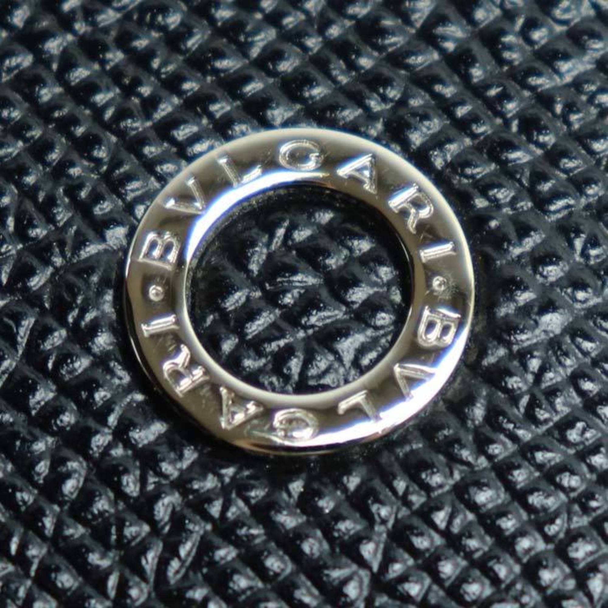 Bvlgari BVLGARI MAN CARD HOLDER BUSINESS CASE BLACK 280297 MEN'S Size ONE SIZE - 5 Thumbnail