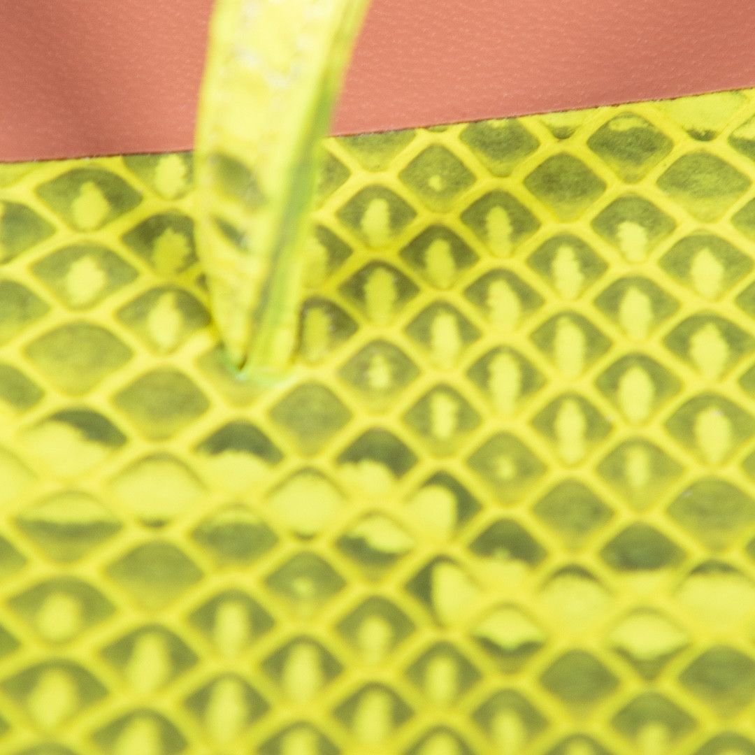Amina Muaddi Yellow Leather Snake Zula 95 Sandals Size US 8 / IT 38 - 5 Thumbnail