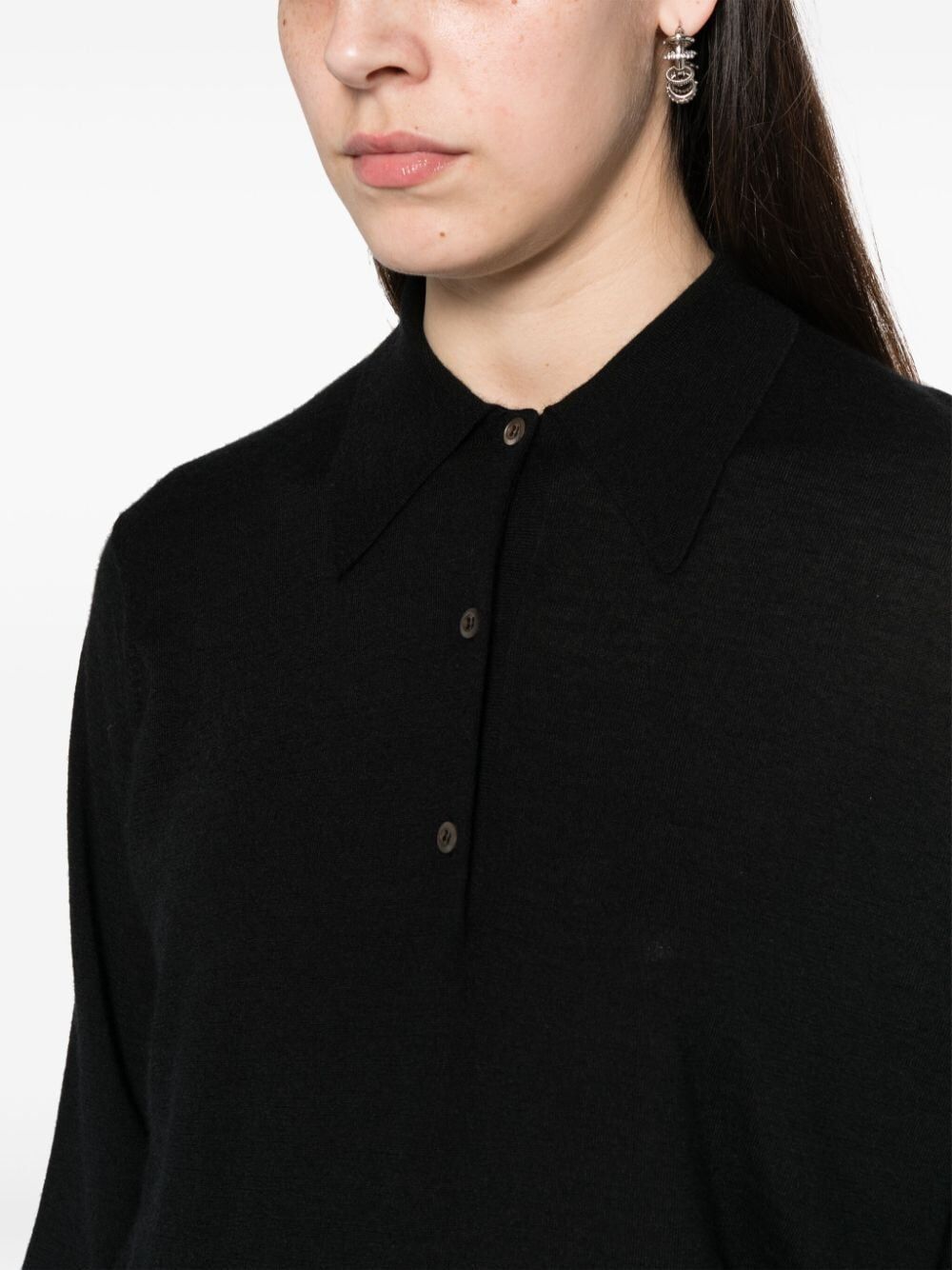Prada MAGLIA POLO MANICHE LUNGHE Size M / US 6-8 / IT 42-44 - 5 Thumbnail