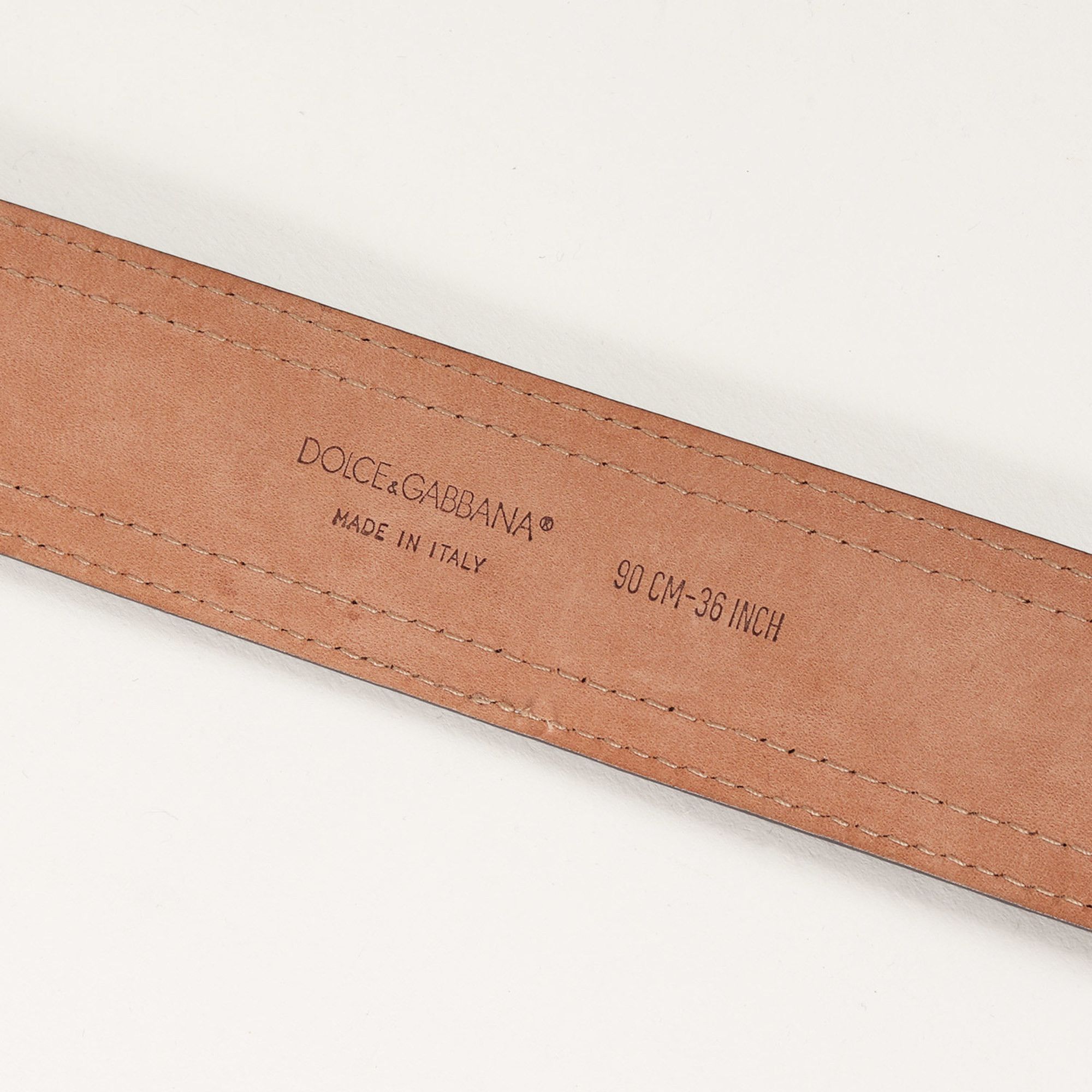 Dolce & Gabbana Dolce & Gabbana DOLCE&GABBANA Belt Size: 90(36) D-ring Leather Black Size ONE SIZE - 3 Thumbnail