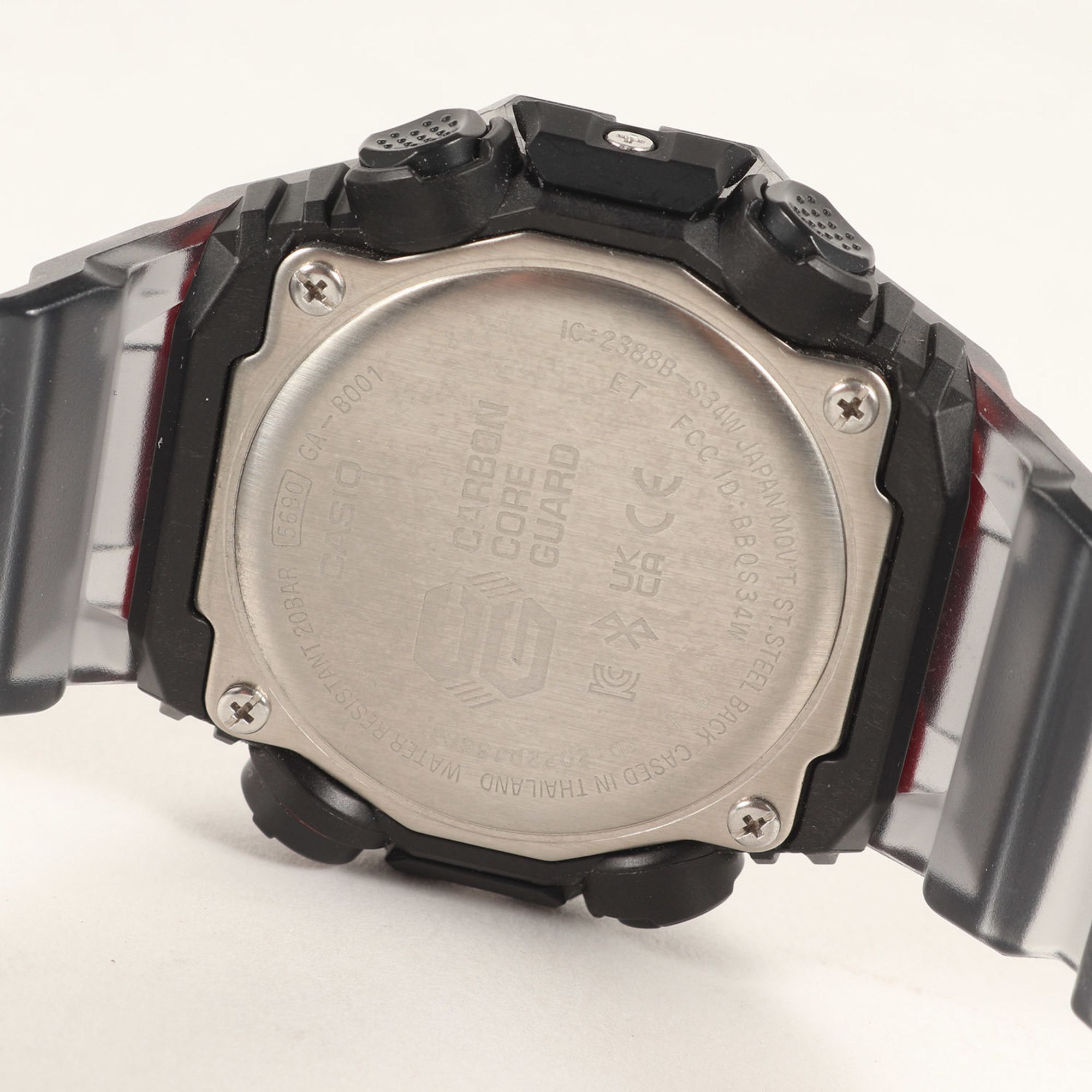 Casio G-SHOCK GA-B001G-1AJF Digital-Analog Watch CASIO Black Red Size ONE SIZE - 5 Thumbnail