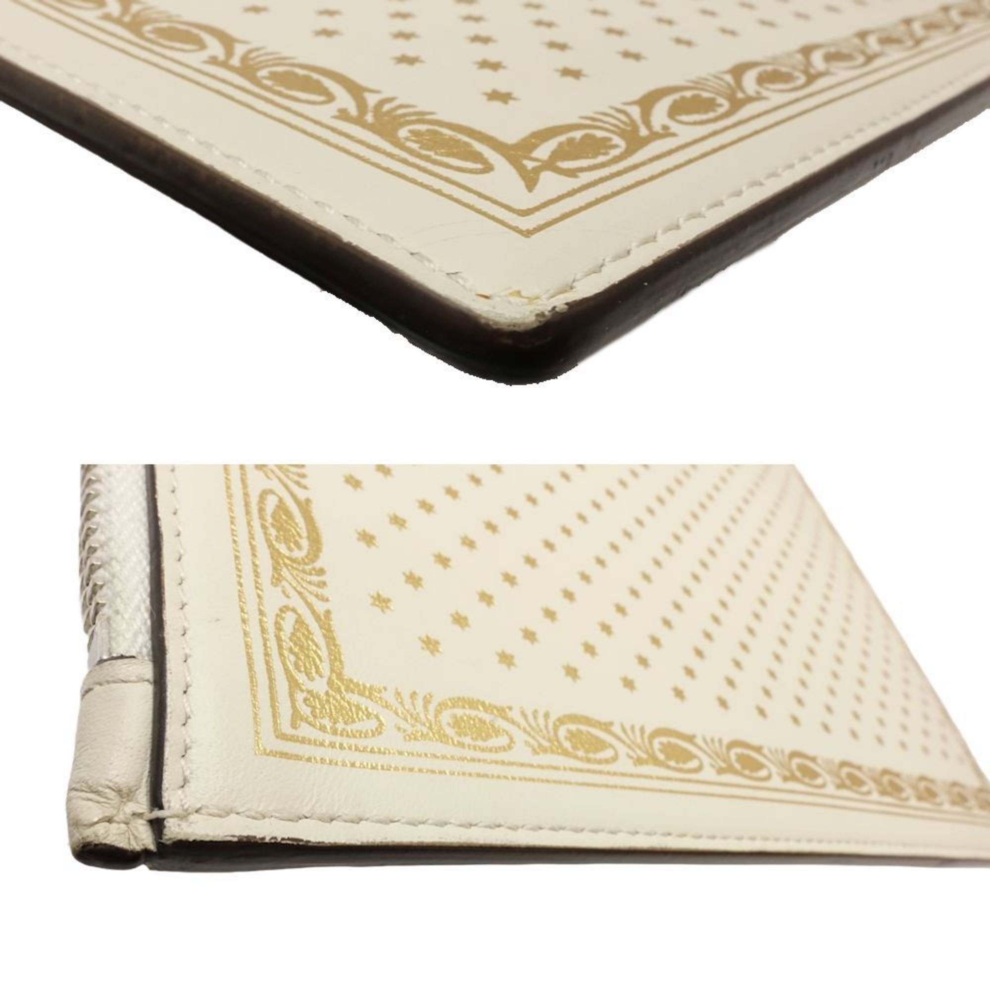 Gucci GUCCI SEGA collaboration 510489 Second bag clutch leather ivory gold 181080 Size ONE SIZE - 5 Thumbnail