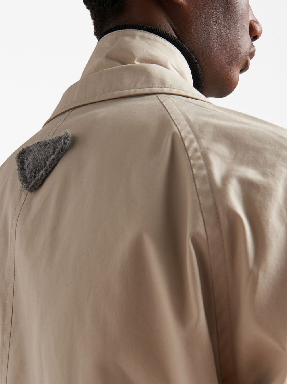 Prada COTTON-BLEND OVERCOAT Size US M / EU 48-50 / 2 - 4 Thumbnail