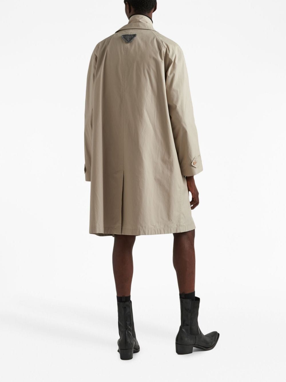 Prada COTTON-BLEND OVERCOAT Size US L / EU 52-54 / 3 - 2 Thumbnail