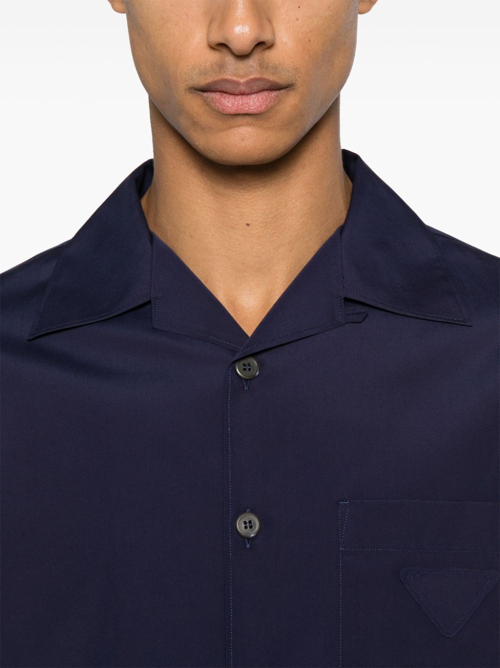 Prada SHORT SLEEVED COTTON SHIRT Size US M / EU 48-50 / 2 - 3 Thumbnail