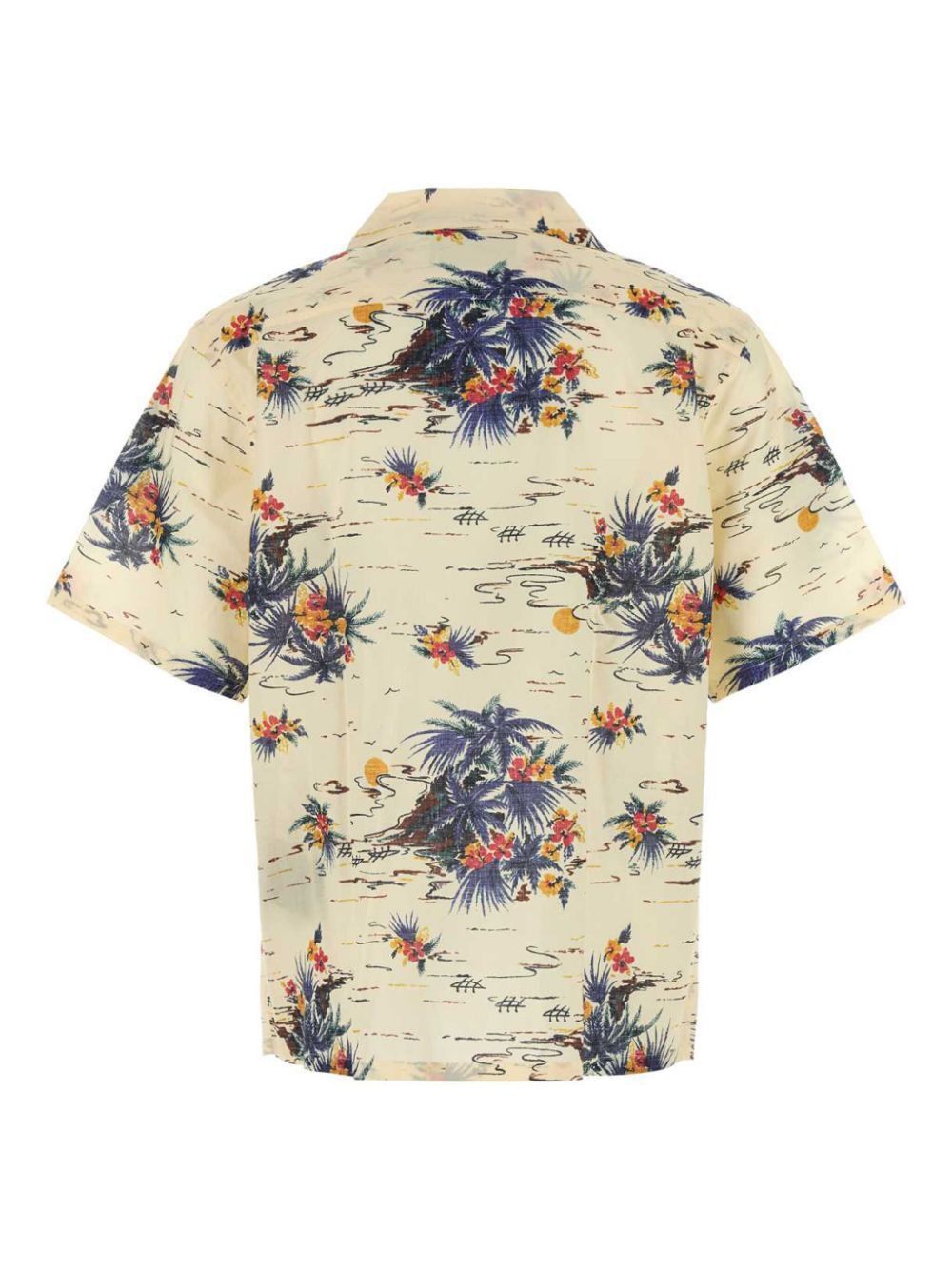 Prada HAWAII BATISTA COTTON SHORT-SLEEVED SHIRT Size US L / EU 52-54 / 3 - 2 Thumbnail