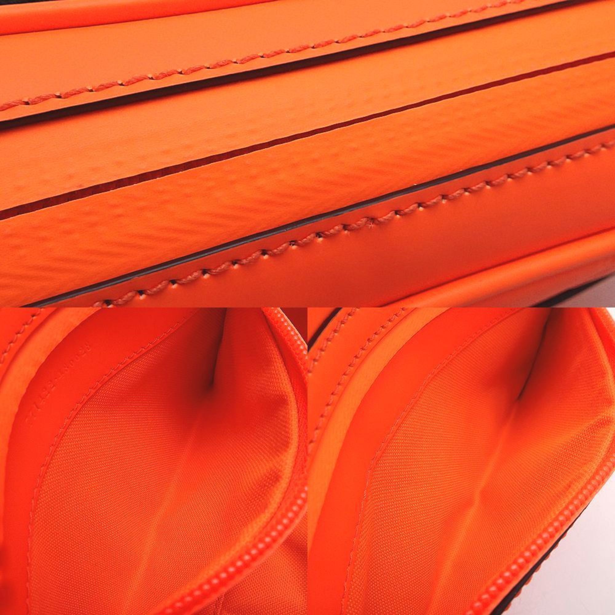 Gucci Gucci Belt Bag 771422 Body GG Rubber Effect Leather Bright Orange 352032 Size ONE SIZE - 9 Thumbnail