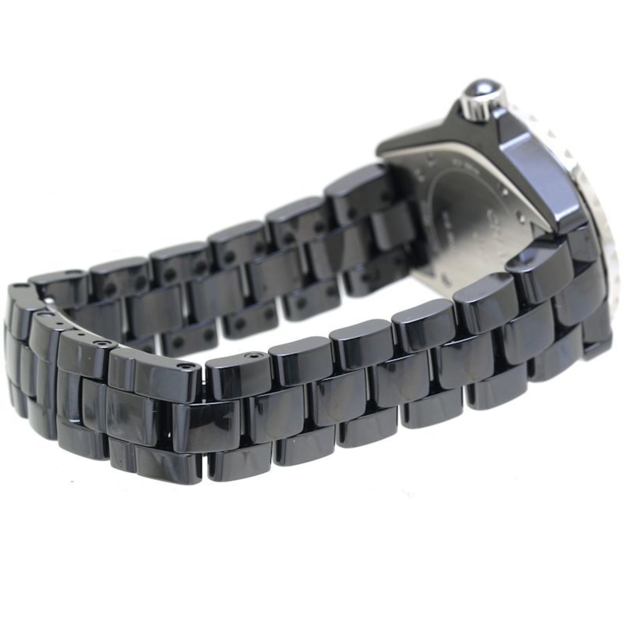 Chanel CHANEL J12 Bezel Diamond H2427 Black Ceramic x Stainless Steel Ladies 39763 Watch Size ONE SIZE - 4 Thumbnail