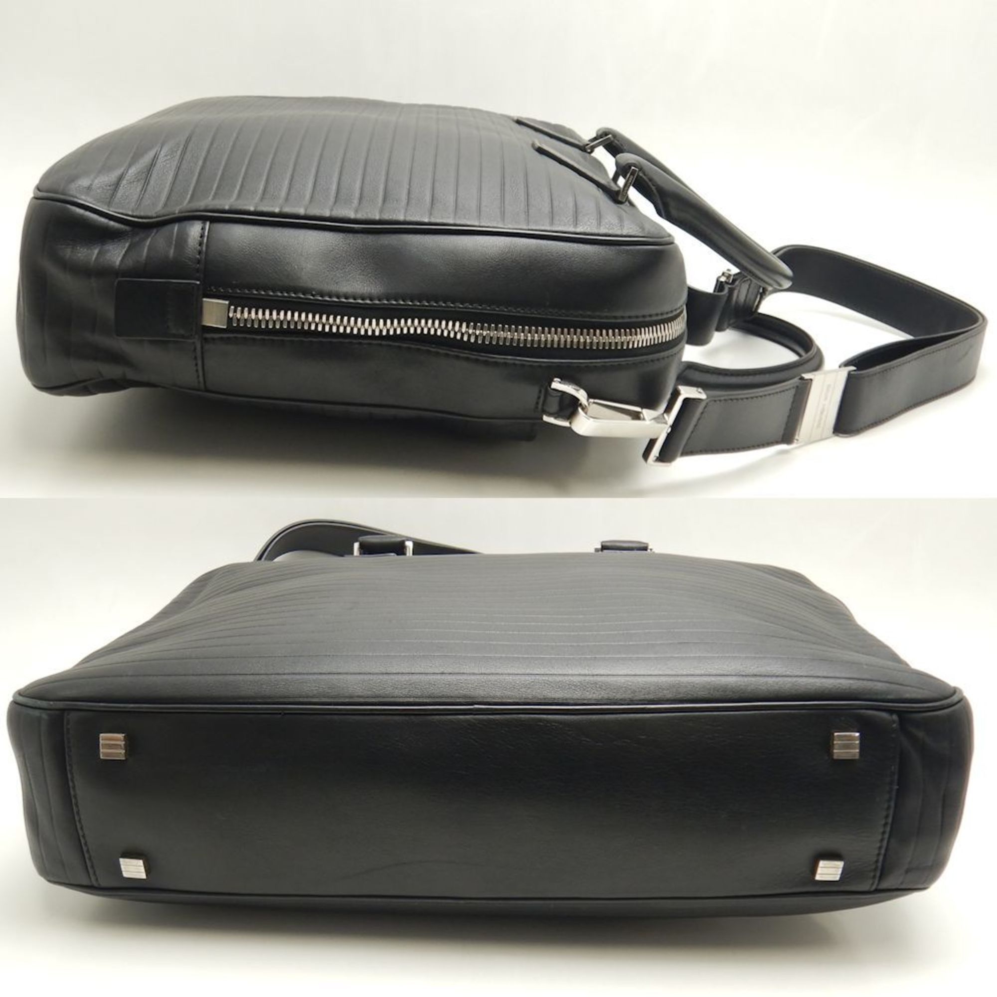 Christian Dior Monsieur Dior Homme Bag Leather Black 252483 Size ONE SIZE - 4 Thumbnail