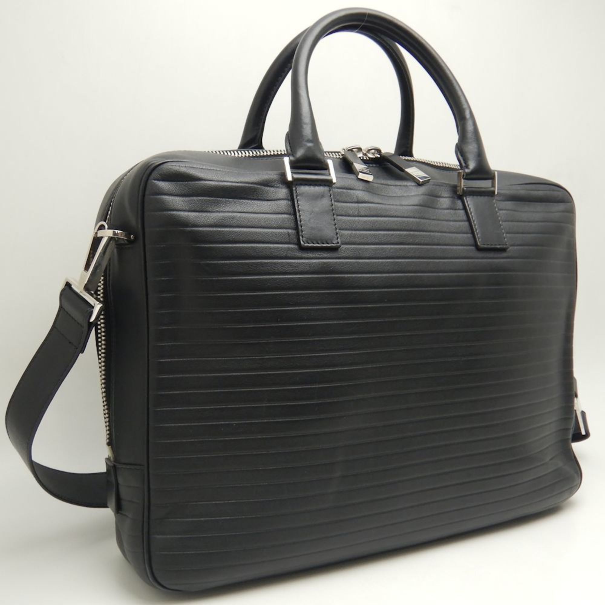 Christian Dior Monsieur Dior Homme Bag Leather Black 252483 Size ONE SIZE - 2 Thumbnail