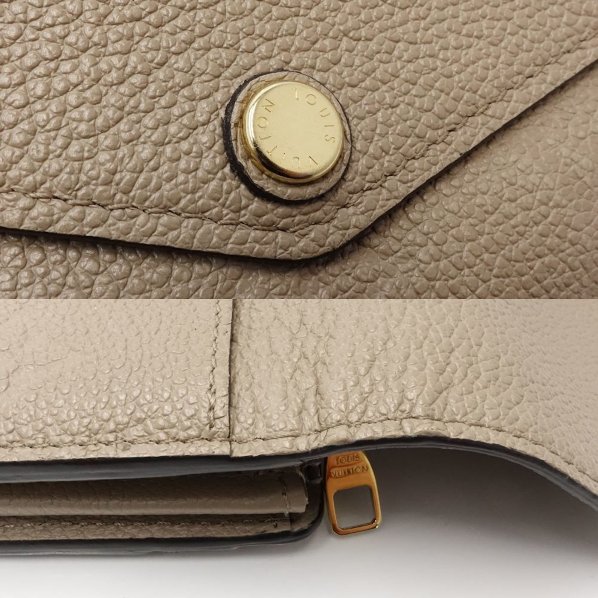 Louis Vuitton Louis Vuitton Long Wallet M82256 Portefeuille Sarah Monogram Empreinte Tourterelle 181137 Size ONE SIZE - 5 Thumbnail