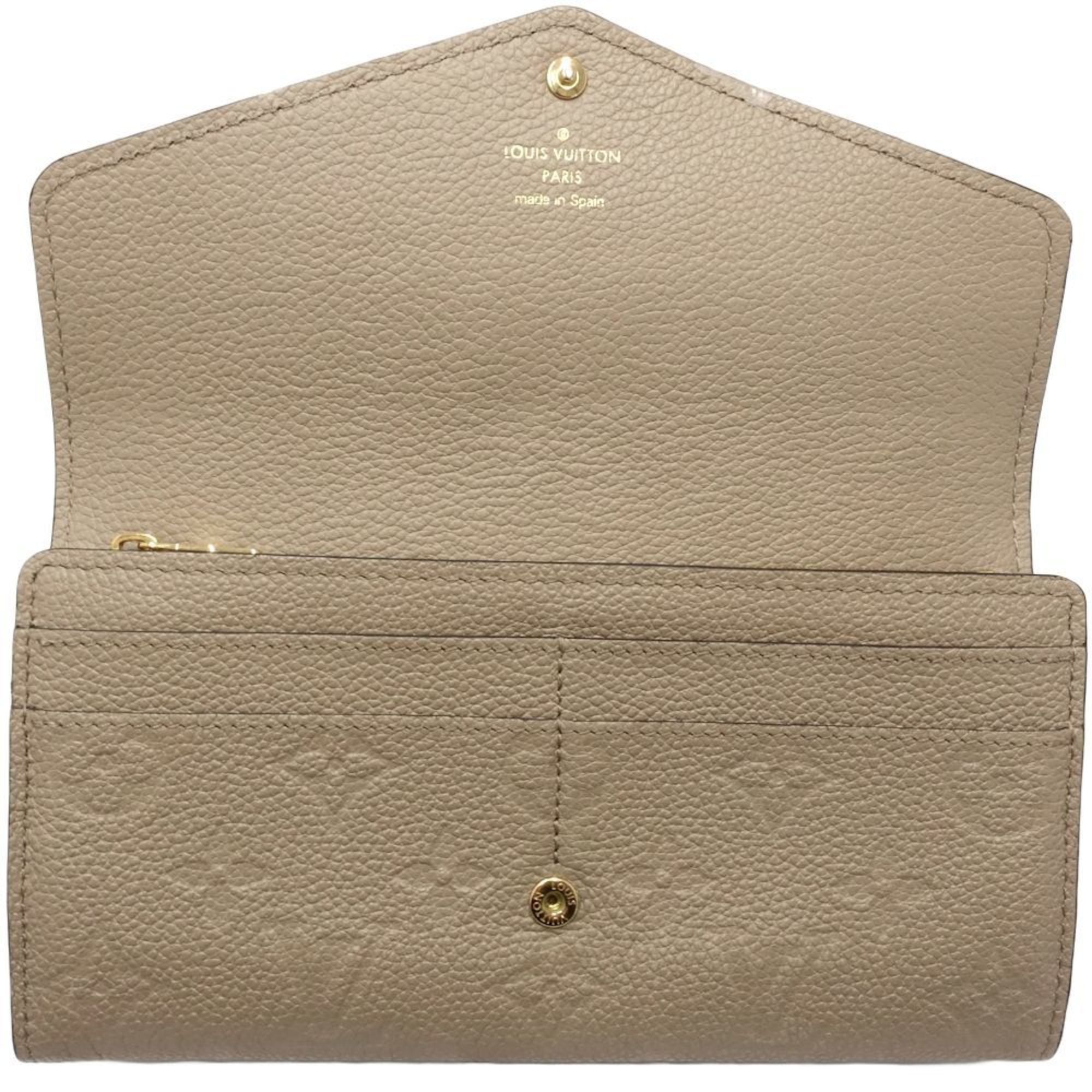 Louis Vuitton Louis Vuitton Long Wallet M82256 Portefeuille Sarah Monogram Empreinte Tourterelle 181137 Size ONE SIZE - 6 Thumbnail