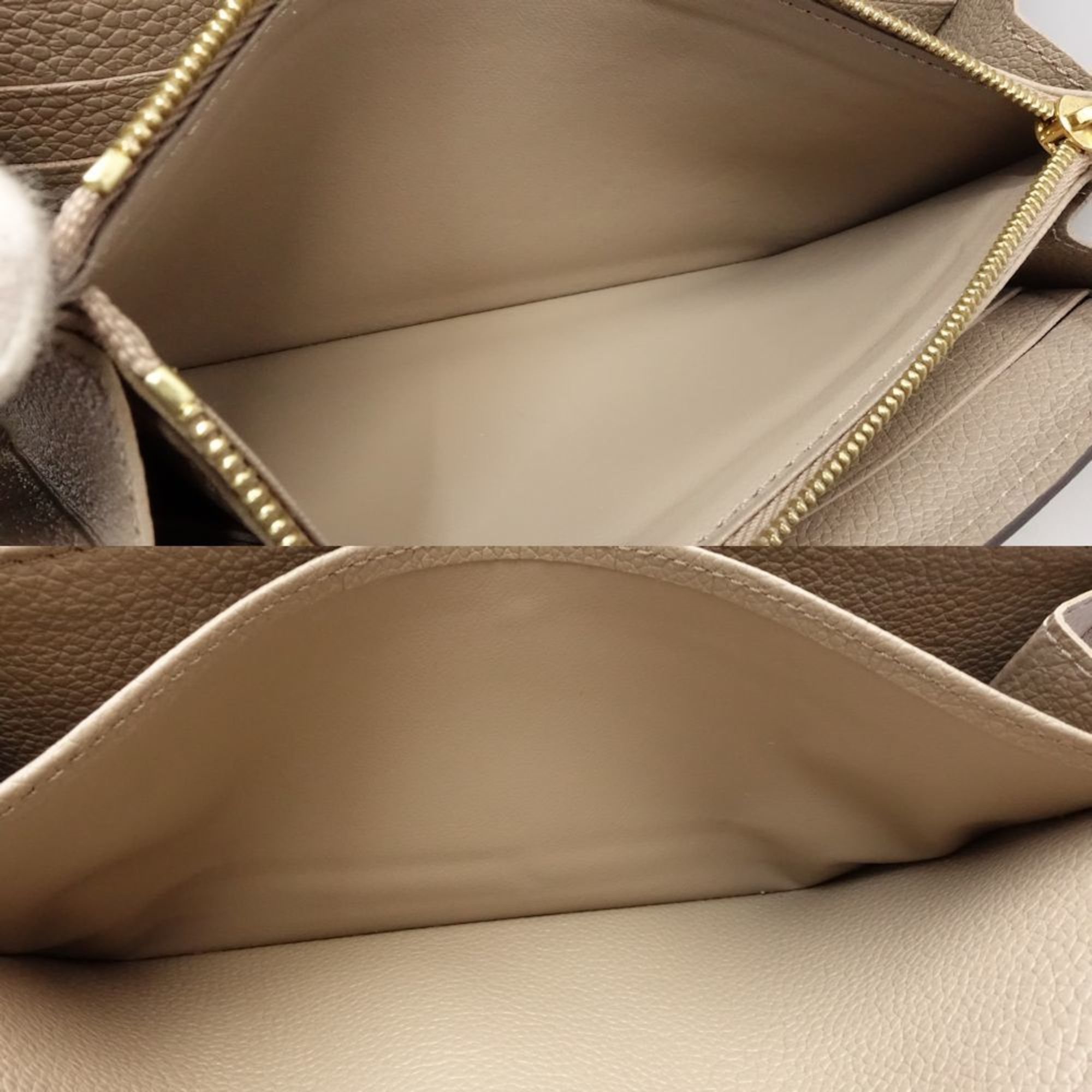 Louis Vuitton Louis Vuitton Long Wallet M82256 Portefeuille Sarah Monogram Empreinte Tourterelle 181137 Size ONE SIZE - 9 Thumbnail