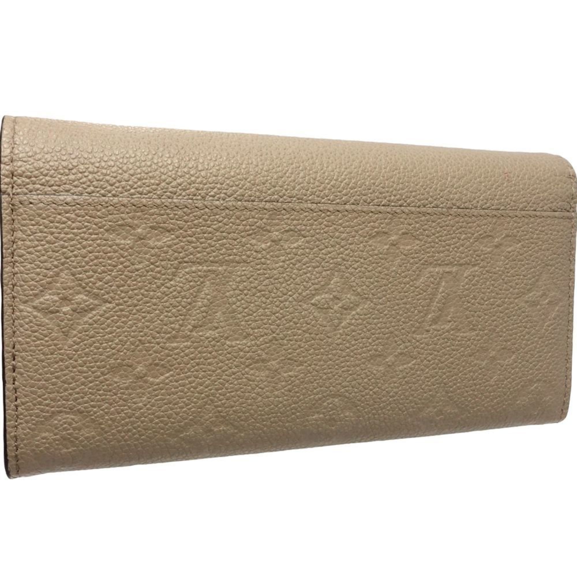 Louis Vuitton Louis Vuitton Long Wallet M82256 Portefeuille Sarah Monogram Empreinte Tourterelle 181137 Size ONE SIZE - 3 Thumbnail