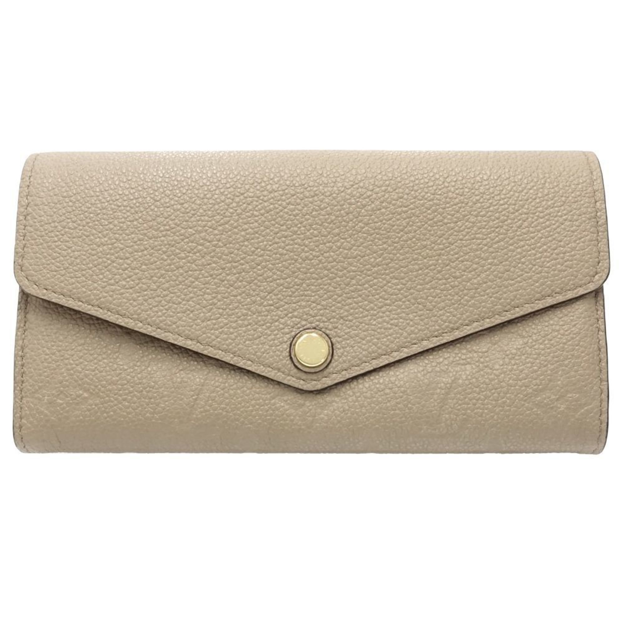 Louis Vuitton Louis Vuitton Long Wallet M82256 Portefeuille Sarah Monogram Empreinte Tourterelle 181137 Size ONE SIZE - 10 Thumbnail