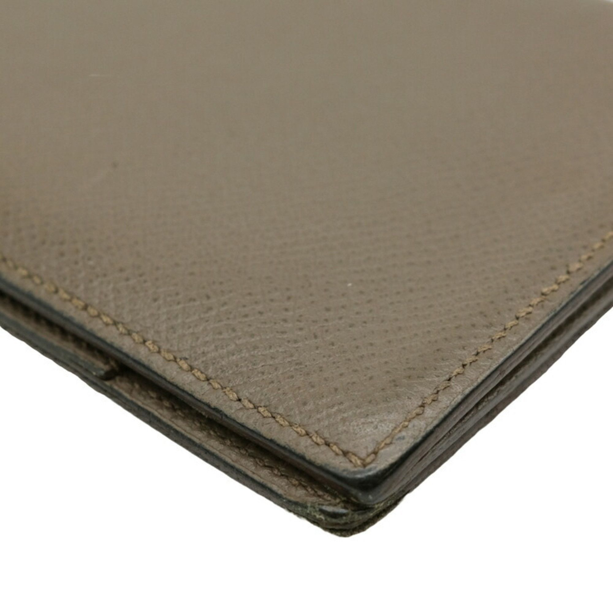 Hermes HERMES MC2 Fleming Long Wallet Epsom Leather Etain Brown #C Size ONE SIZE - 6 Thumbnail