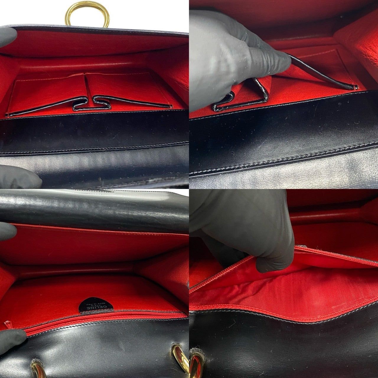 Celine Celine Handbag Black Leather Size ONE SIZE - 8 Thumbnail