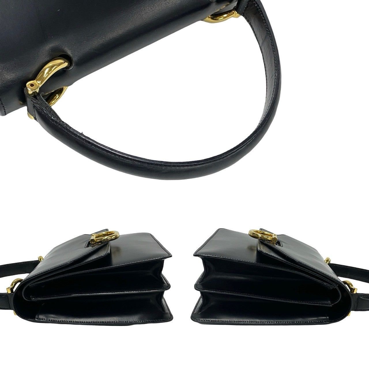 Celine Celine Handbag Black Leather Size ONE SIZE - 5 Thumbnail