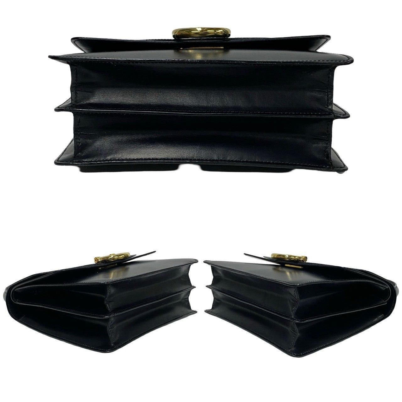 Celine Celine Handbag Black Leather Size ONE SIZE - 6 Thumbnail