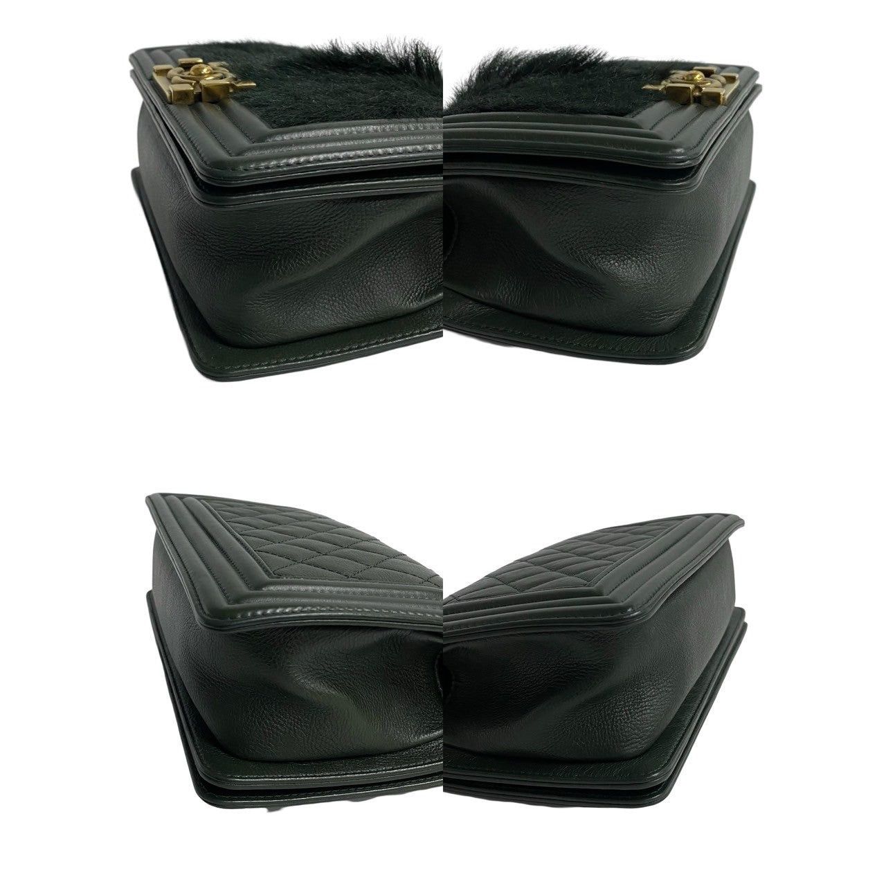 Chanel Chanel Shoulder Bag Green Fur Size ONE SIZE - 7 Thumbnail