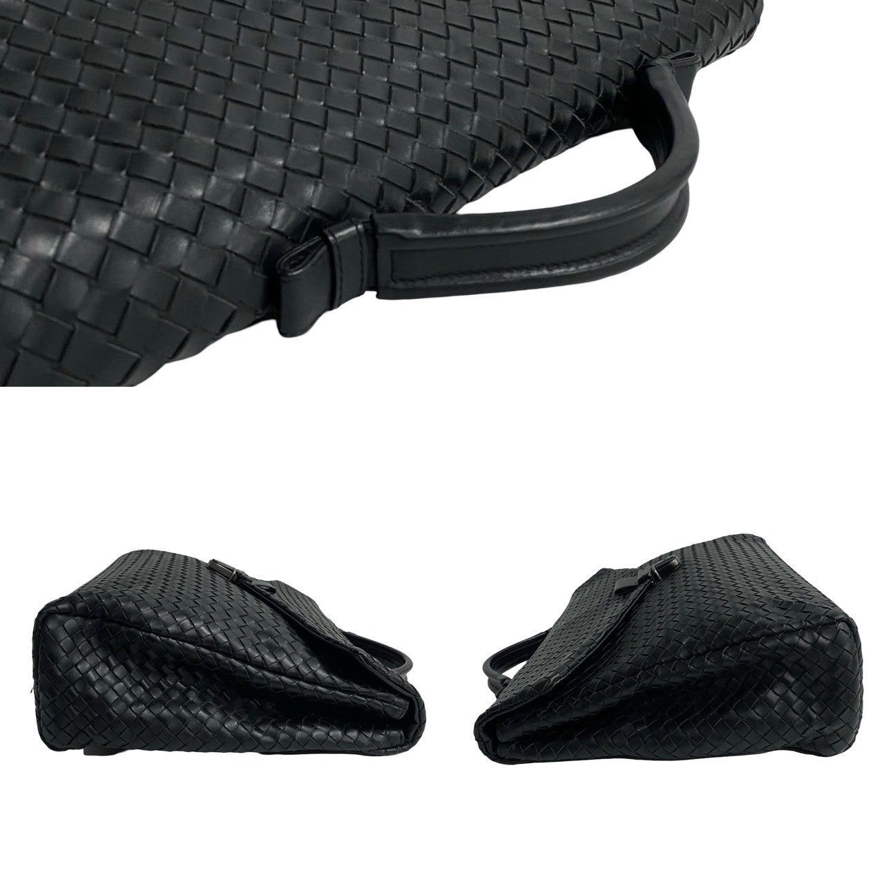 Bottega Veneta Bottega Veneta Handbag Black Leather Size ONE SIZE - 5 Thumbnail