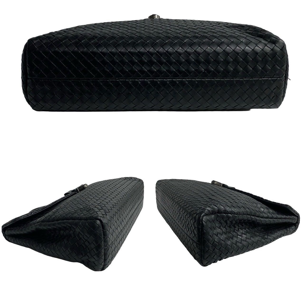 Bottega Veneta Bottega Veneta Handbag Black Leather Size ONE SIZE - 6 Thumbnail
