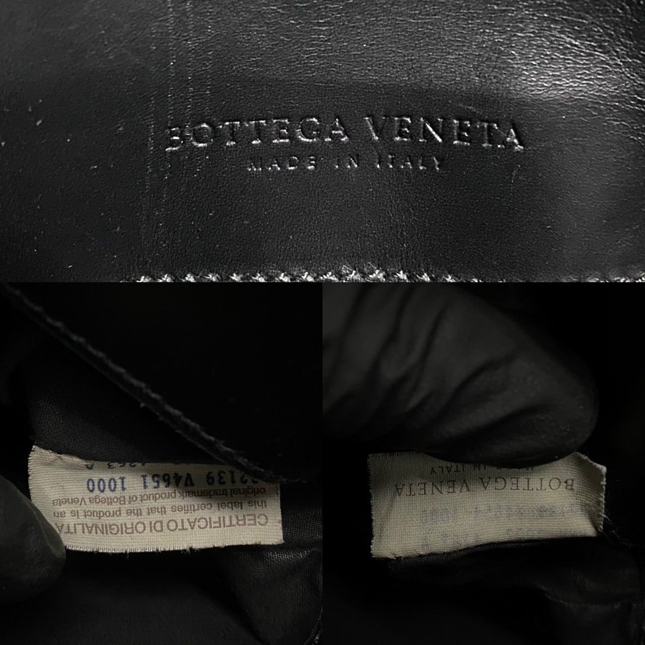 Bottega Veneta Bottega Veneta Handbag Black Leather Size ONE SIZE - 3 Thumbnail
