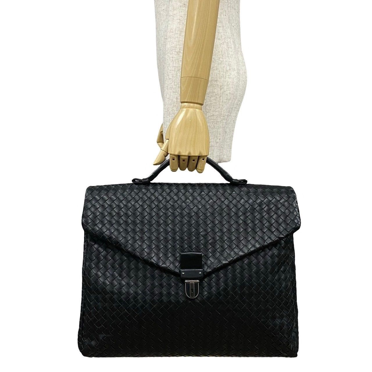 Bottega Veneta Bottega Veneta Handbag Black Leather Size ONE SIZE - 2 Thumbnail