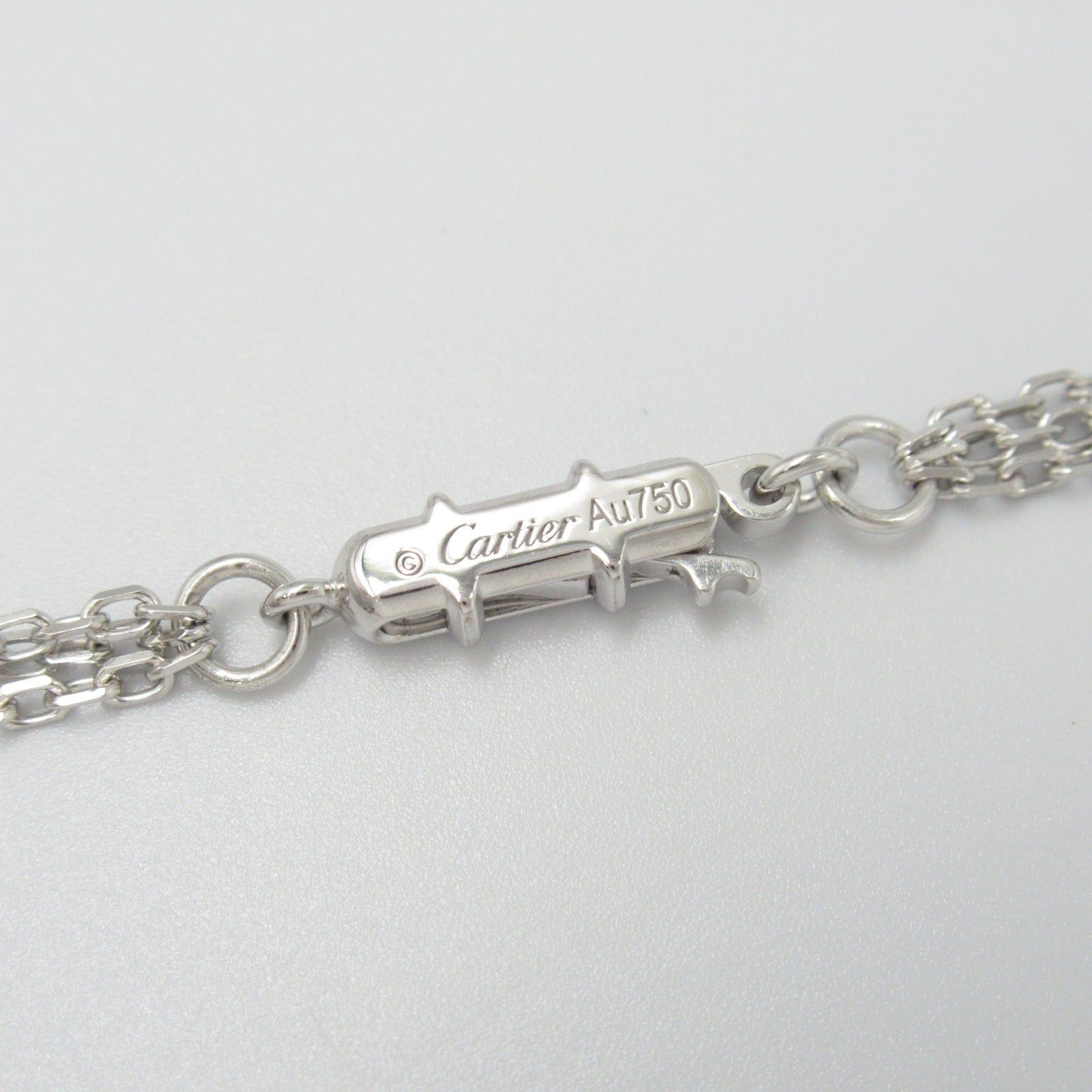 Cartier Cartier Trinity Diamond Necklace K18Wg (White Gold) Ceramic Clear Size ONE SIZE - 5 Thumbnail