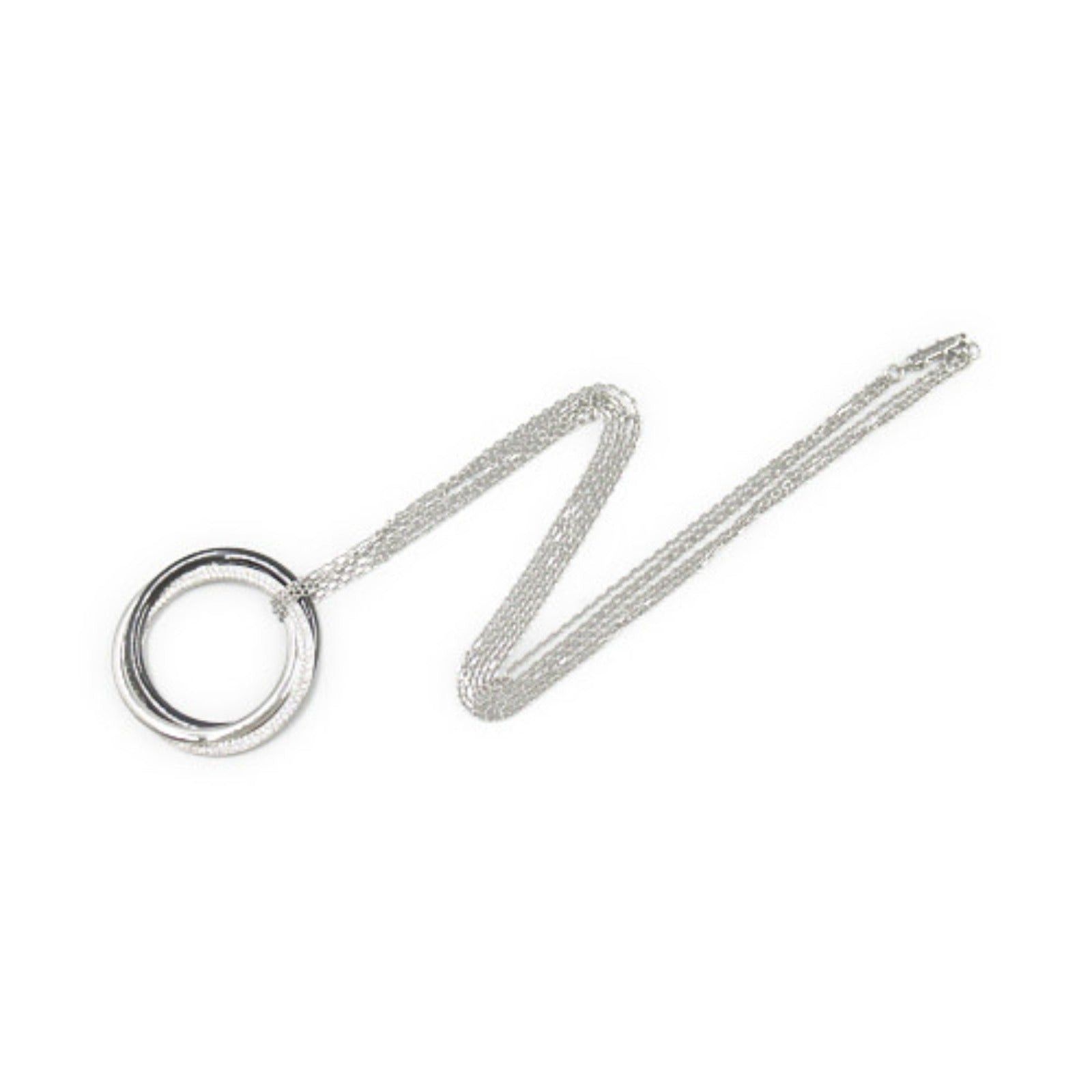 Cartier Cartier Trinity Diamond Necklace K18Wg (White Gold) Ceramic Clear Size ONE SIZE - 3 Thumbnail