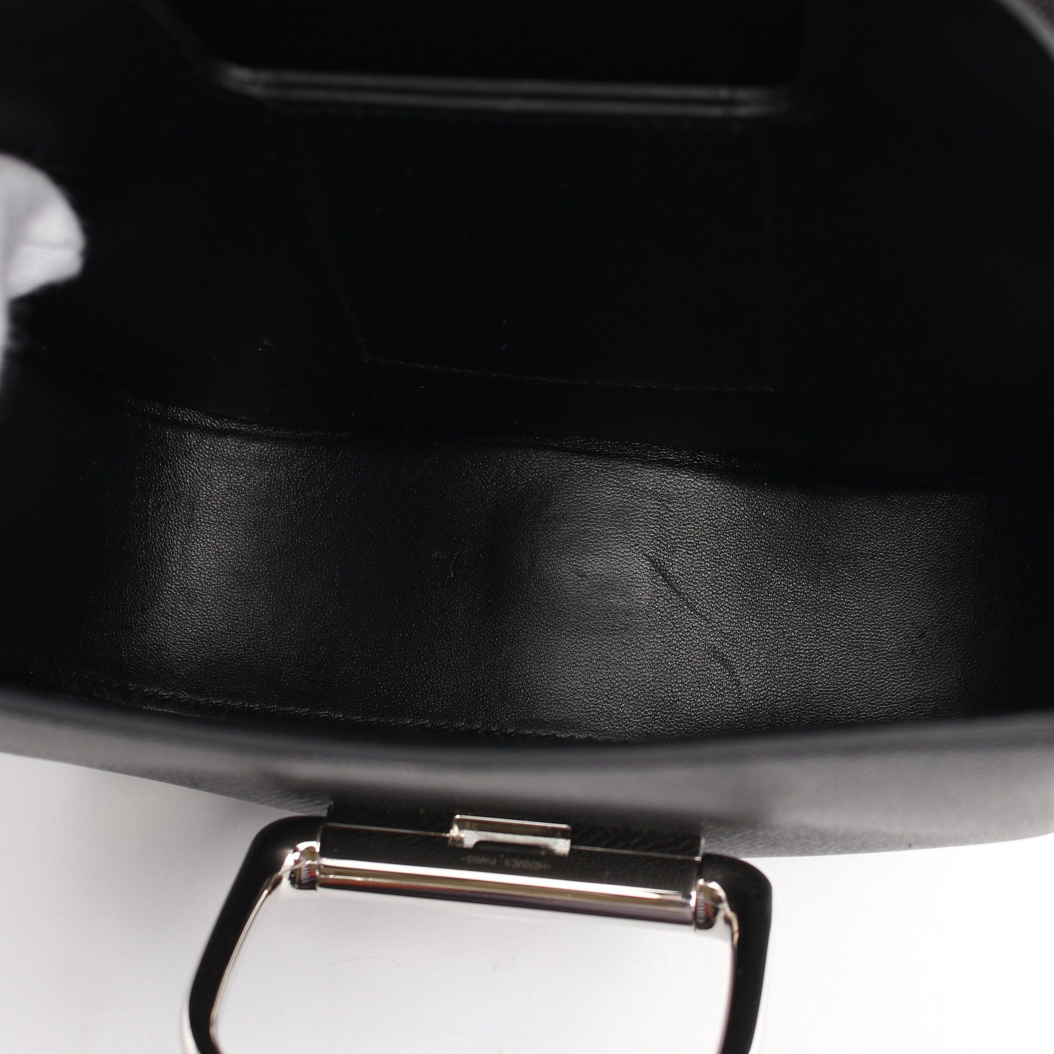 Hermes Hermes Della Cavalleria Mini Shoulder Bag Veau Epsom Black Silver Hardware Z Stamp Size ONE SIZE - 8 Thumbnail