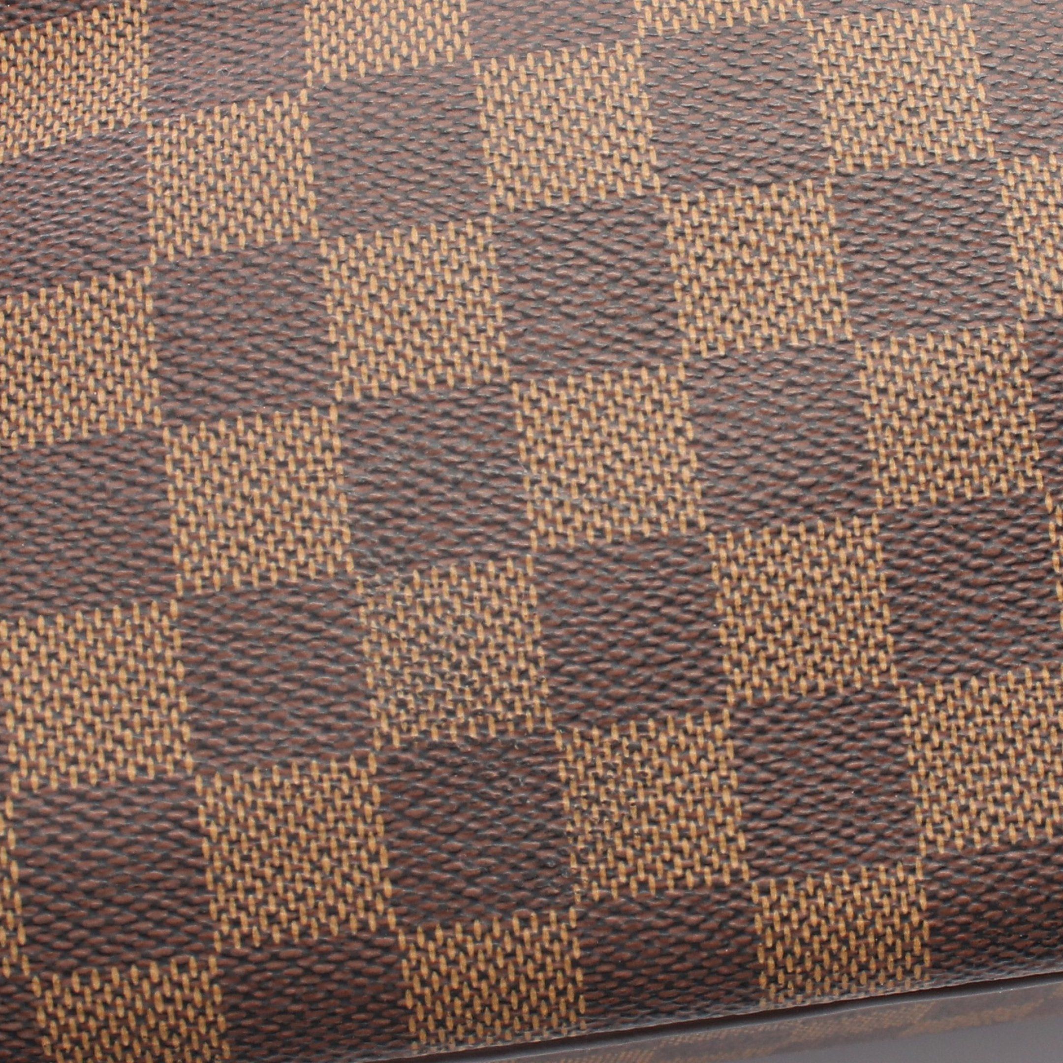 Louis Vuitton Louis Vuitton Greenwich Pm Damier Ebene Boston Bag Leather Brown Size ONE SIZE - 10 Thumbnail
