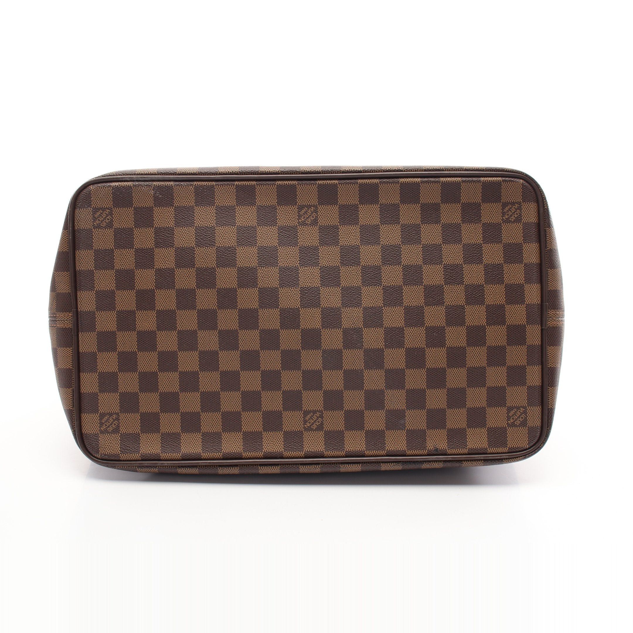 Louis Vuitton Louis Vuitton Greenwich Pm Damier Ebene Boston Bag Leather Brown Size ONE SIZE - 15 Thumbnail