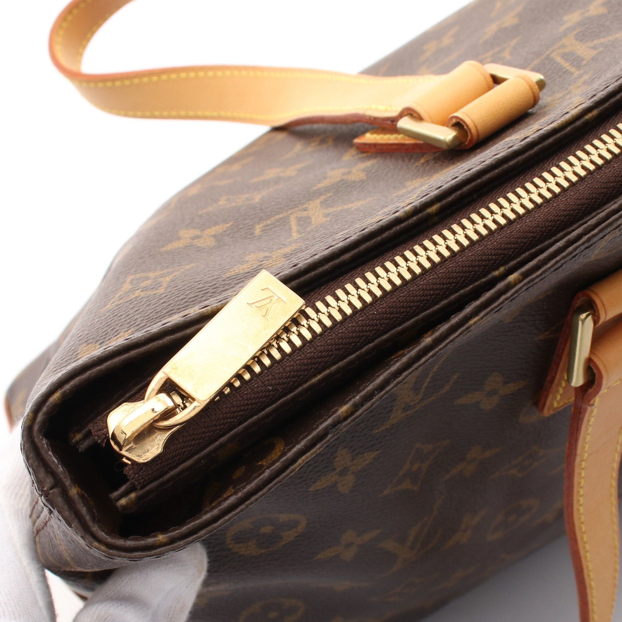 Louis Vuitton Louis Vuitton Kabamezo Monogram Shoulder Bag Tote Leather Brown Size ONE SIZE - 10 Thumbnail