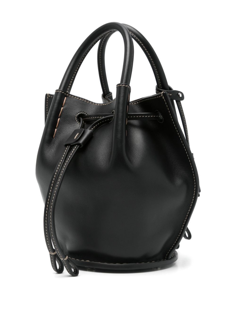 Tod's LOGO-CHARM LEATHER MINI BUCKET BAG Size ONE SIZE - 3 Thumbnail