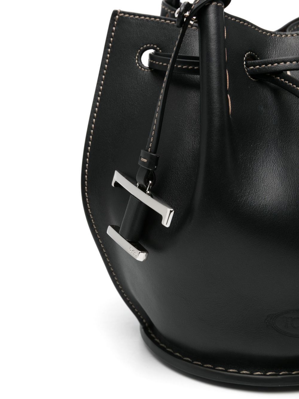 Tod's LOGO-CHARM LEATHER MINI BUCKET BAG Size ONE SIZE - 5 Thumbnail