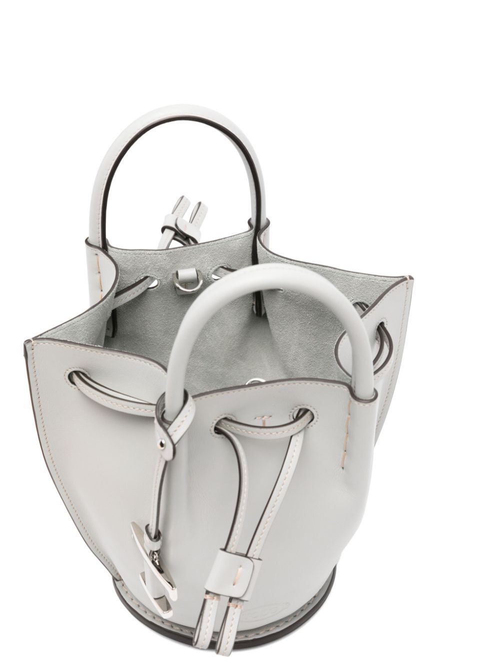 Tod's LOGO-CHARM LEATHER MINI BUCKET BAG Size ONE SIZE - 3 Thumbnail