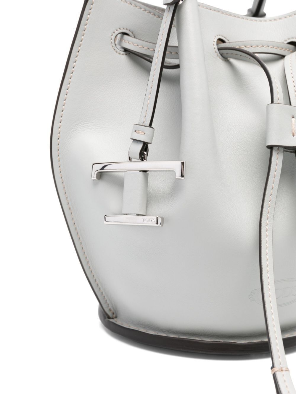 Tod's LOGO-CHARM LEATHER MINI BUCKET BAG Size ONE SIZE - 4 Thumbnail