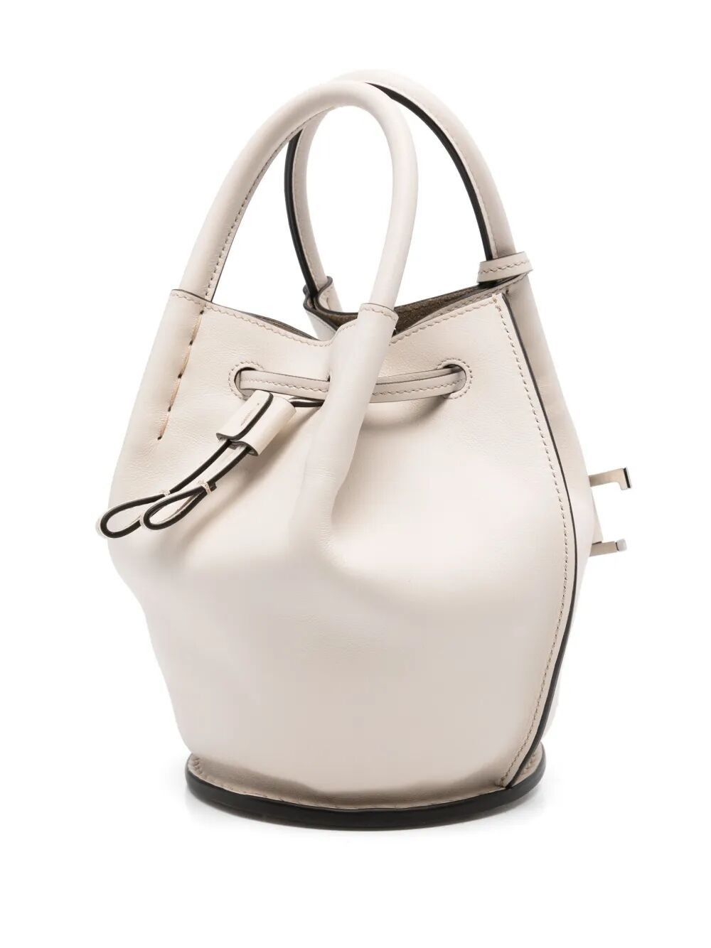 Tod's LOGO-CHARM LEATHER MINI BUCKET BAG Size ONE SIZE - 4 Thumbnail