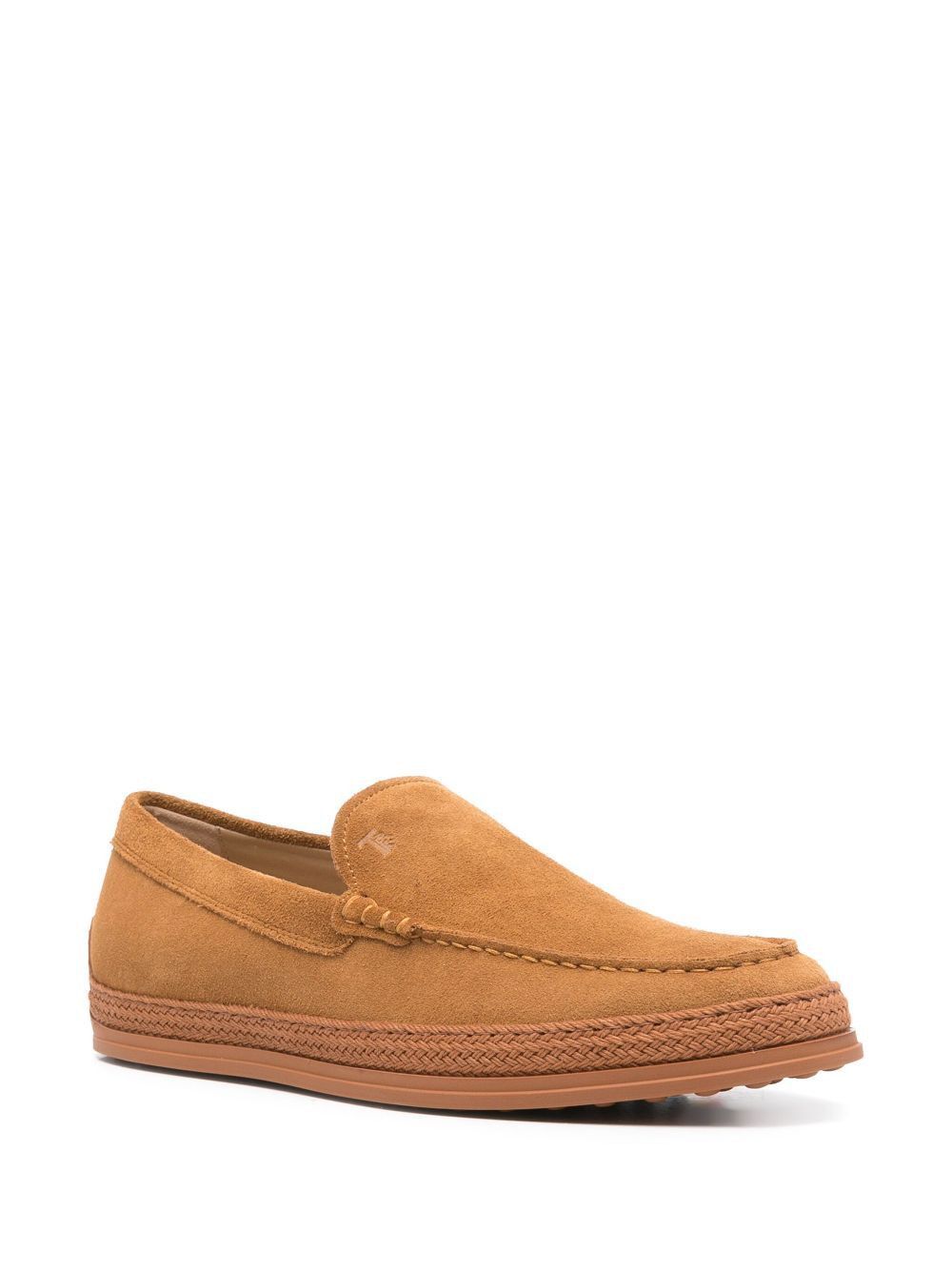 Tod's CORD WEAVING SLIP-ON SUEDE LOAFERS Size US 8.5 / EU 41-42 - 2 Thumbnail