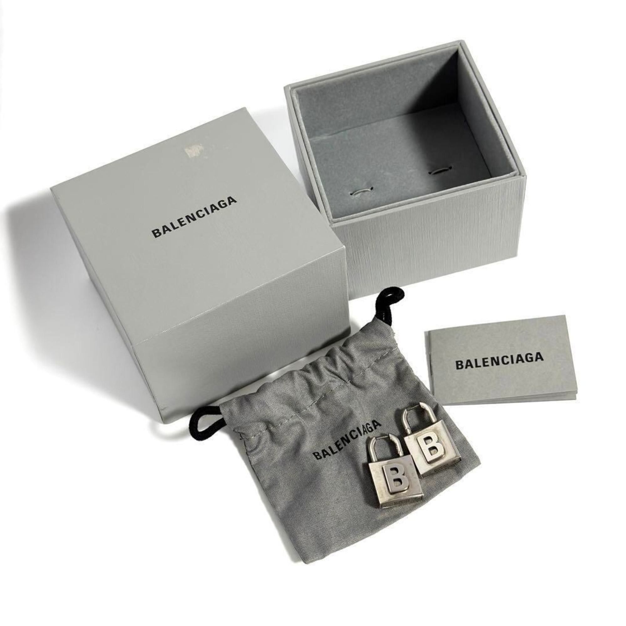 Balenciaga Balenciaga Men's Women's Earrings Padlock Size ONE SIZE - 10 Thumbnail