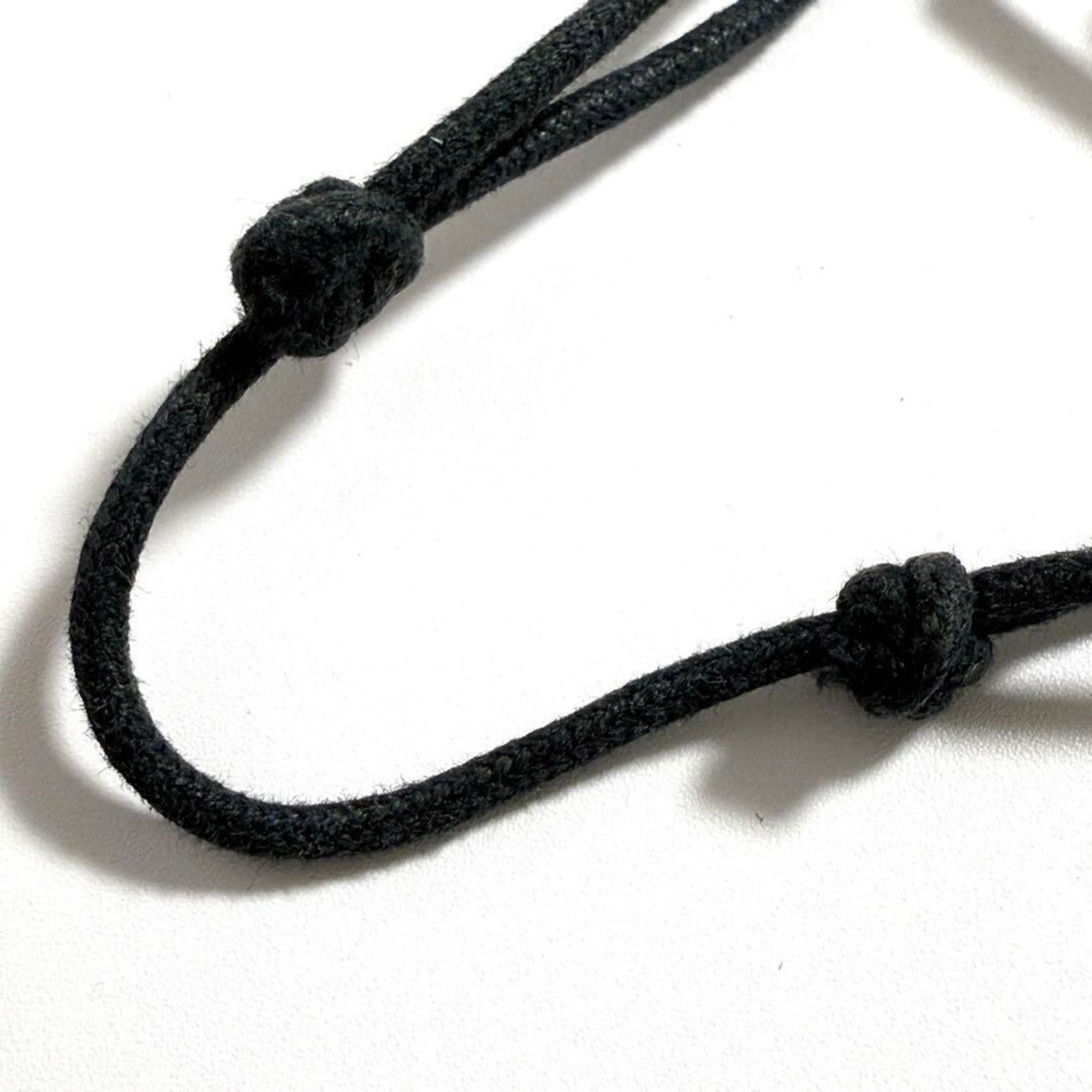 Bvlgari Bvlgari Men's Paretenci Cord Bracelet Silver Size ONE SIZE - 6 Thumbnail